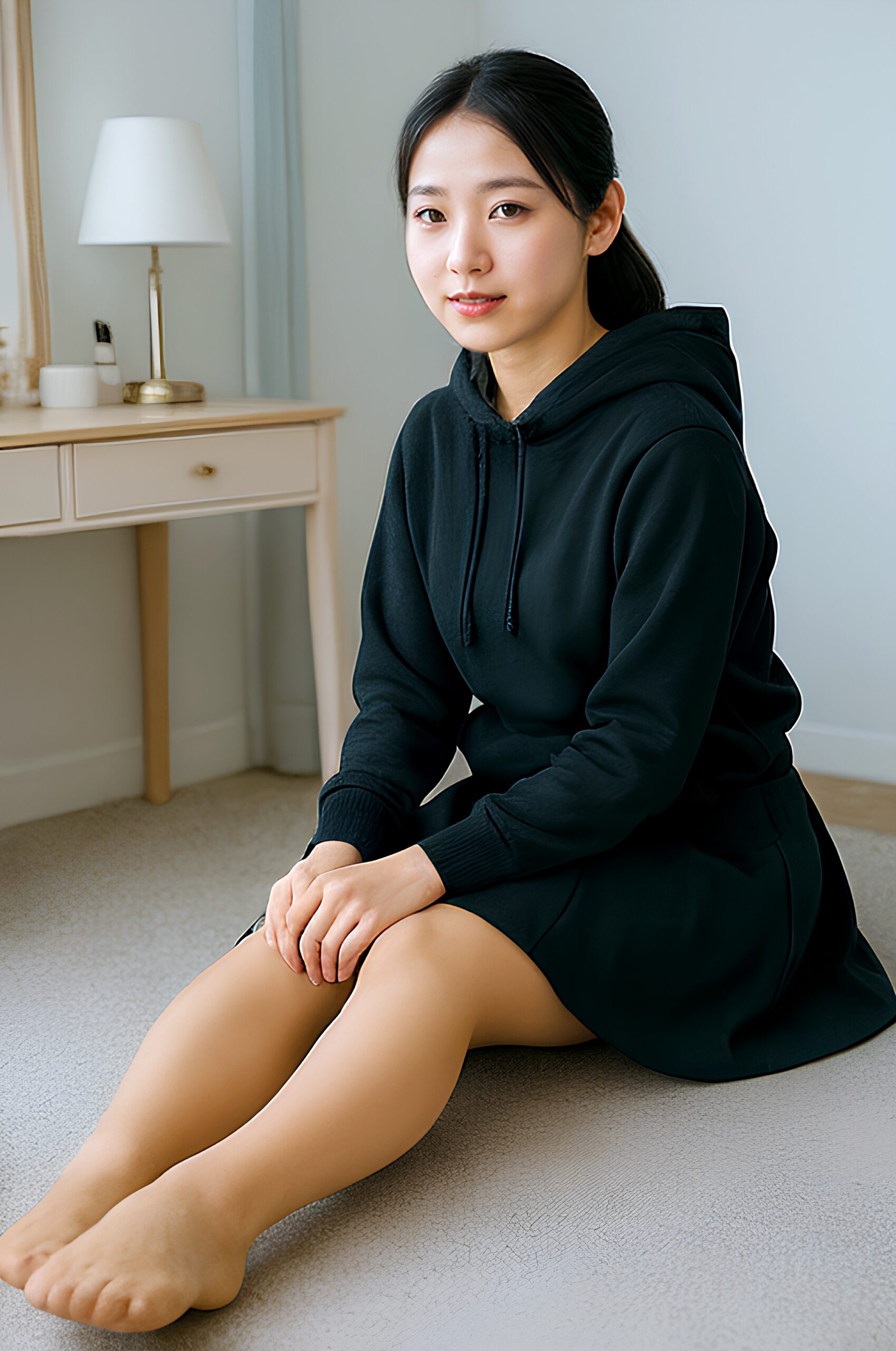 僕の彼女のナチュラルストッキング足 part2 くつろぎ ストッキング 5