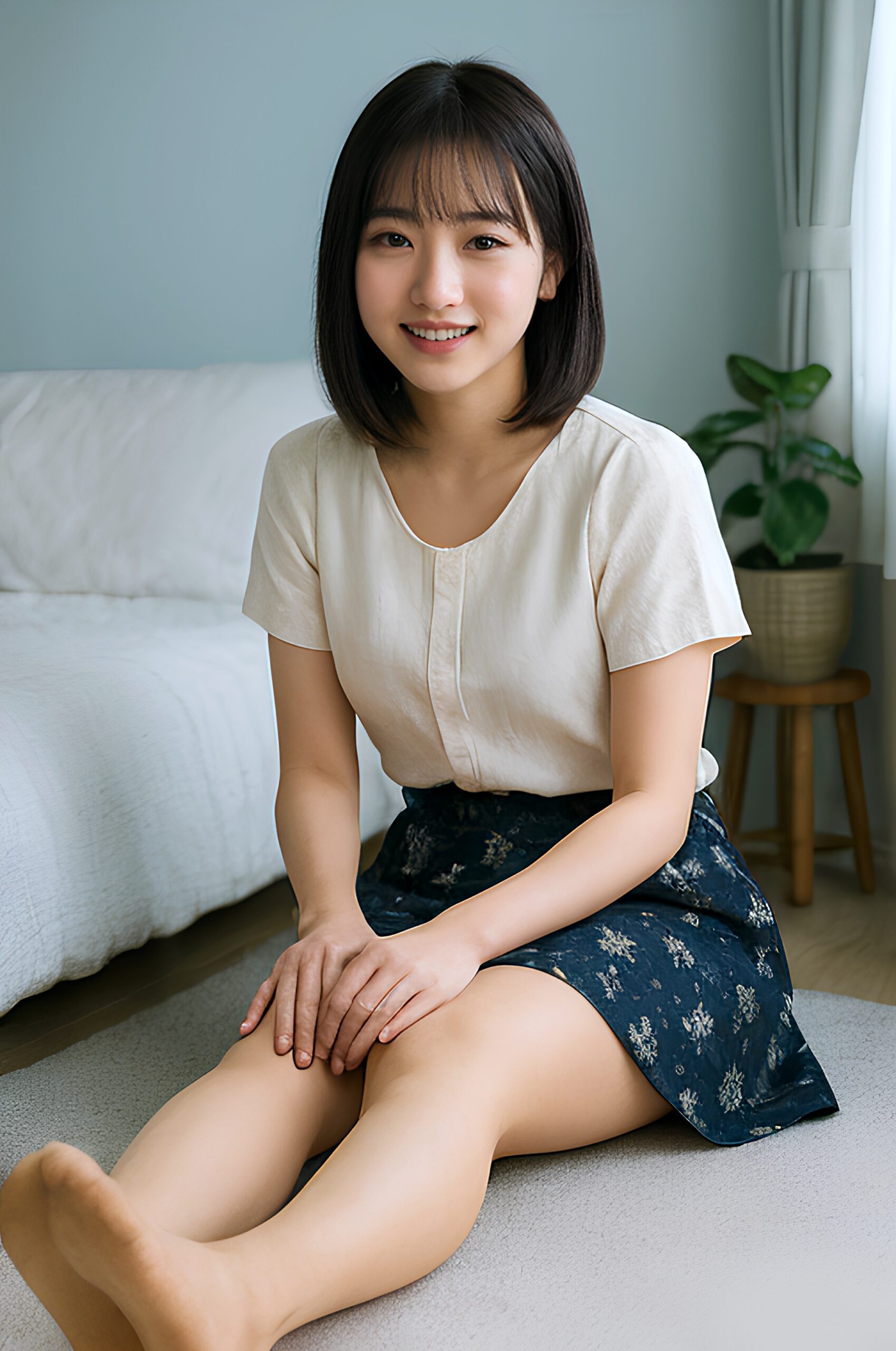 僕の彼女のナチュラルストッキング足 part2 くつろぎ ストッキング 3