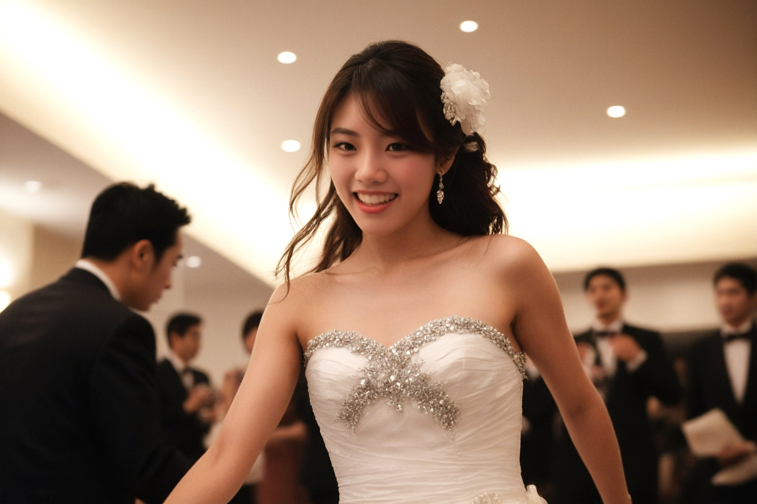 結婚式の二次会でムフフな写真をこっそり撮影 part1 二次会 盗撮風 1