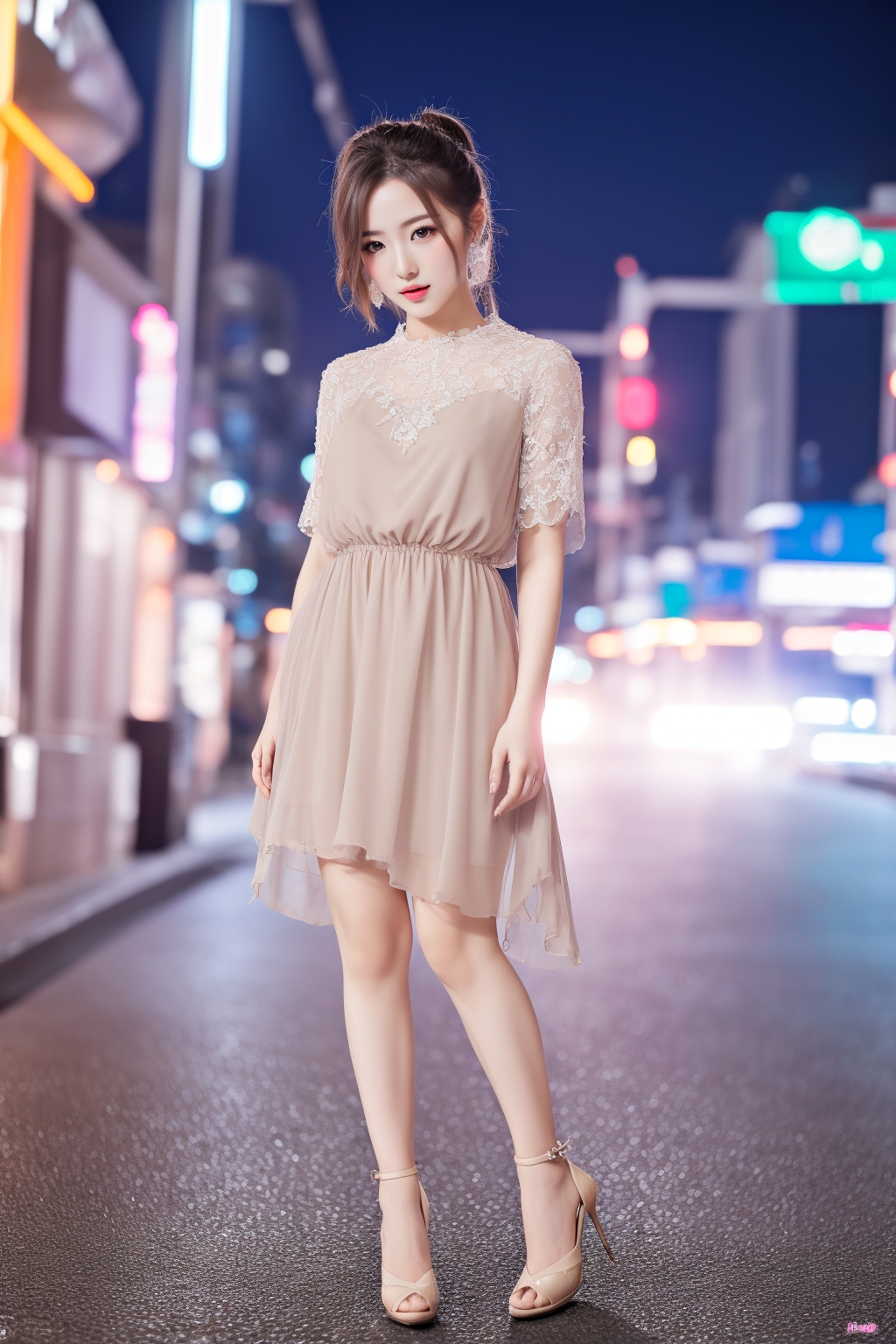 夜の街にデビューした美脚オンナ part5 ドレス ハイヒール 3