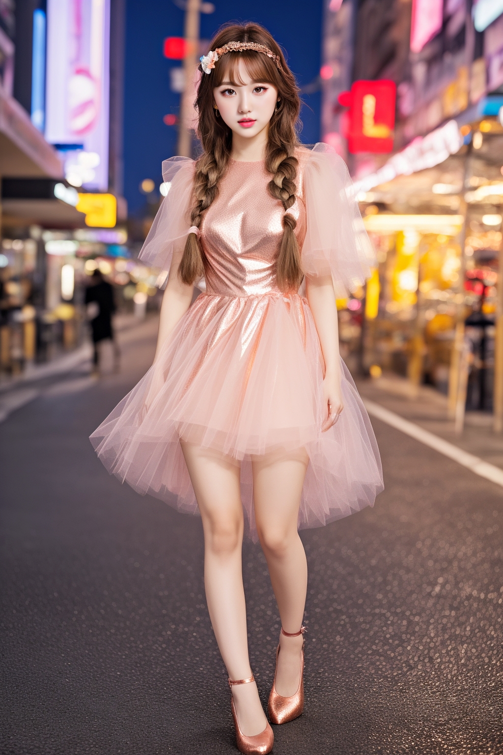 夜の街にデビューした美脚オンナ part5 ドレス ハイヒール 3