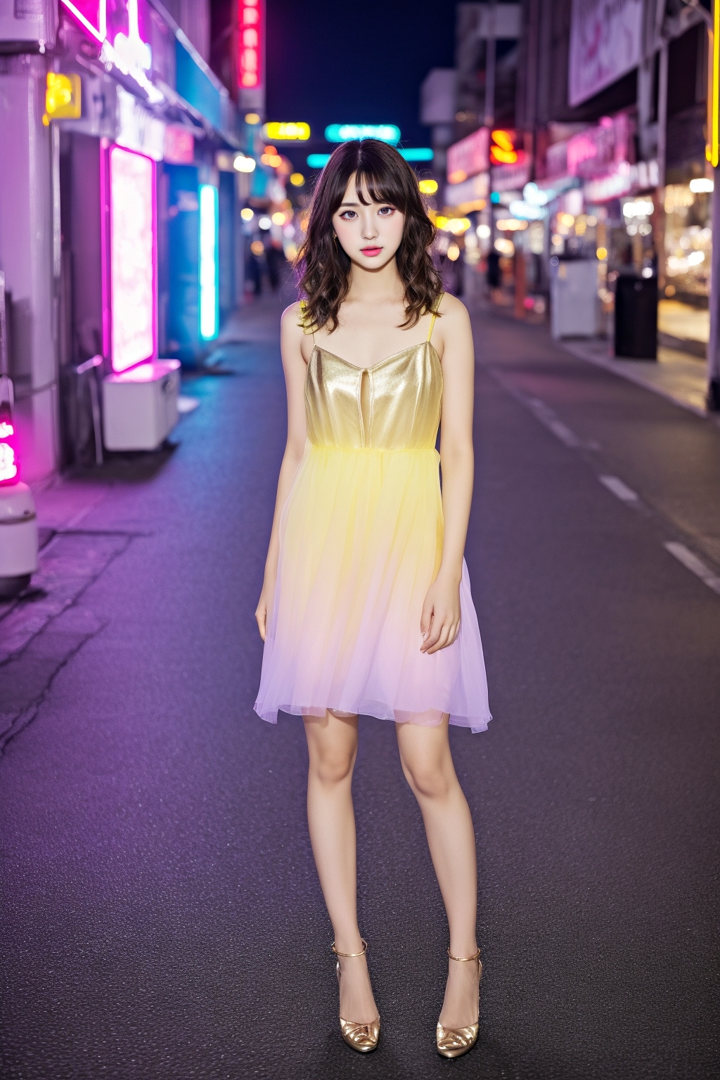 夜の街にデビューした美脚オンナ part7 ドレス ハイヒール 6