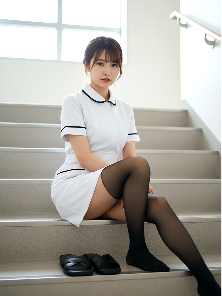 パンスト美脚ナースの昼休憩 part3 パンスト ナース 2