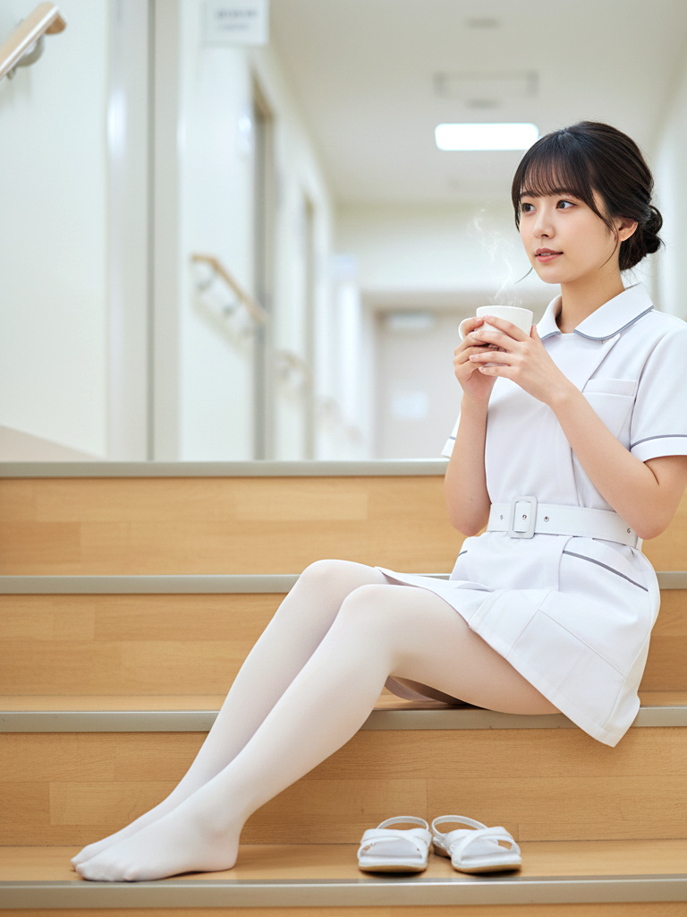 パンスト美脚ナースの昼休憩 part5 パンスト ナース 1