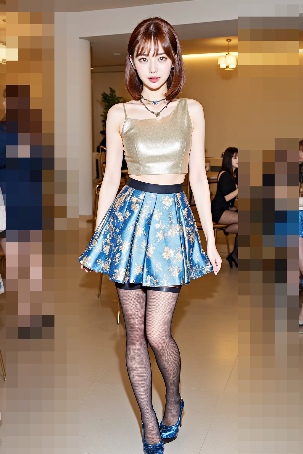 休日に街で見かけた脚のキレイな高飛車美女 part6 美脚 隠し撮り 1