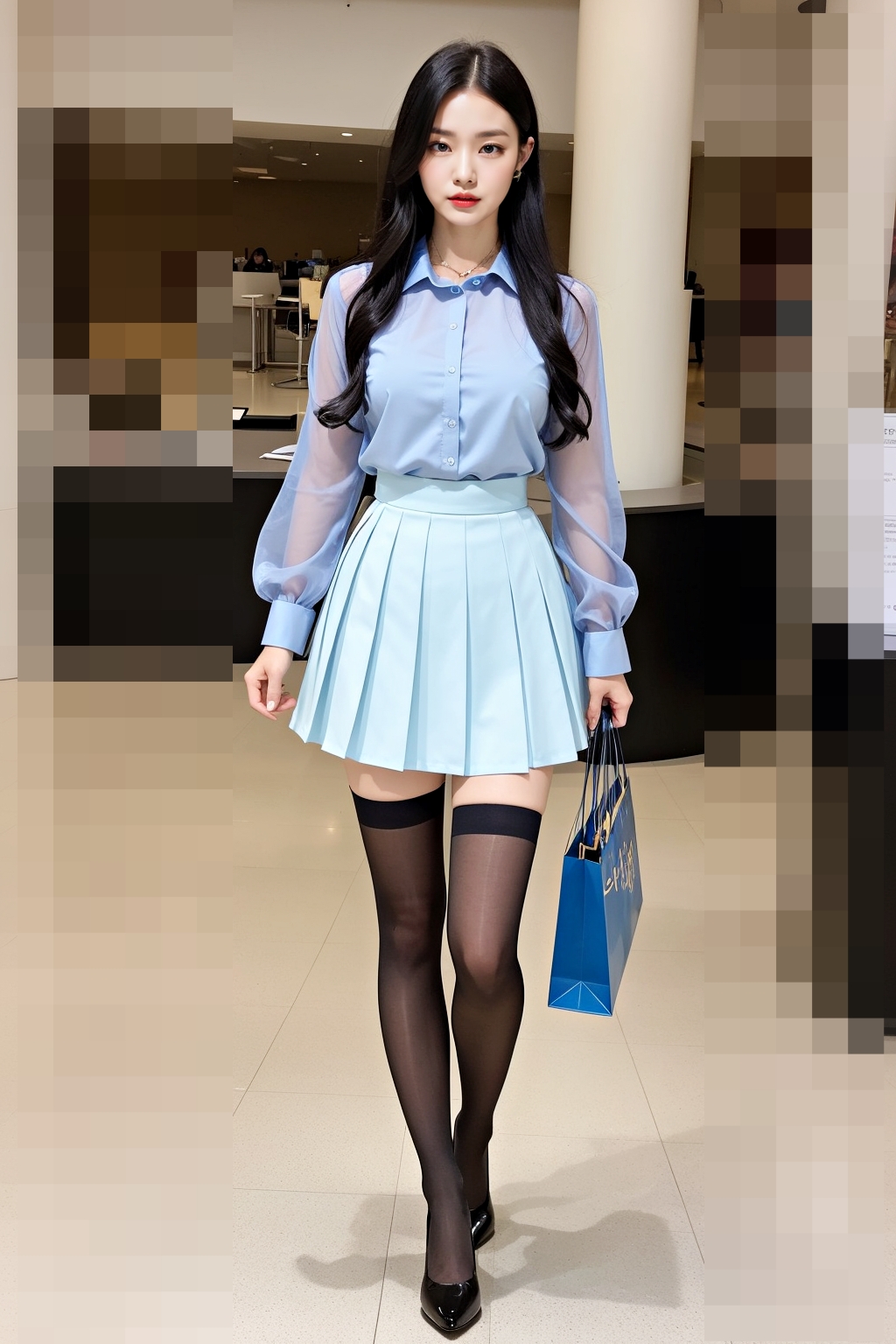 休日に街で見かけた脚のキレイな高飛車美女 part6 美脚 隠し撮り 3