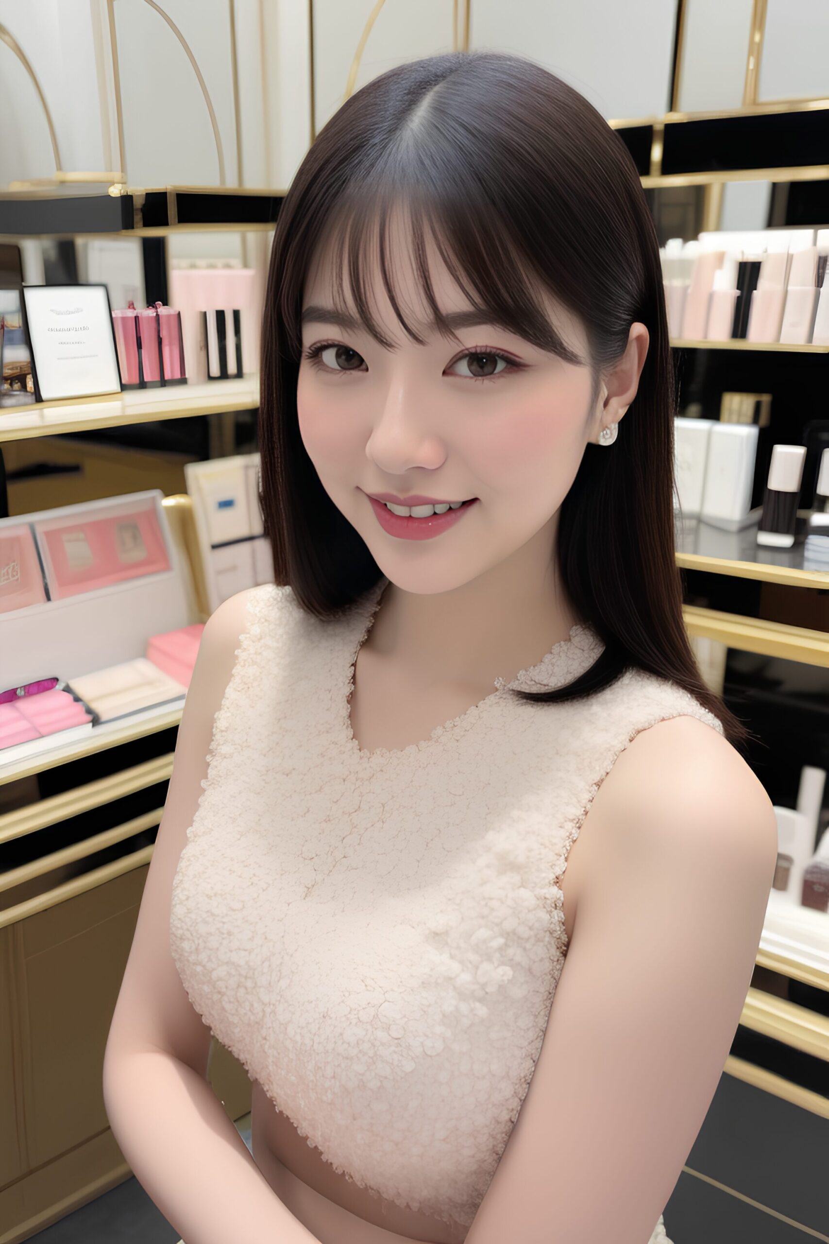 化粧品売り場の上品なオンナの笑顔 part1 おっぱい 店員 3