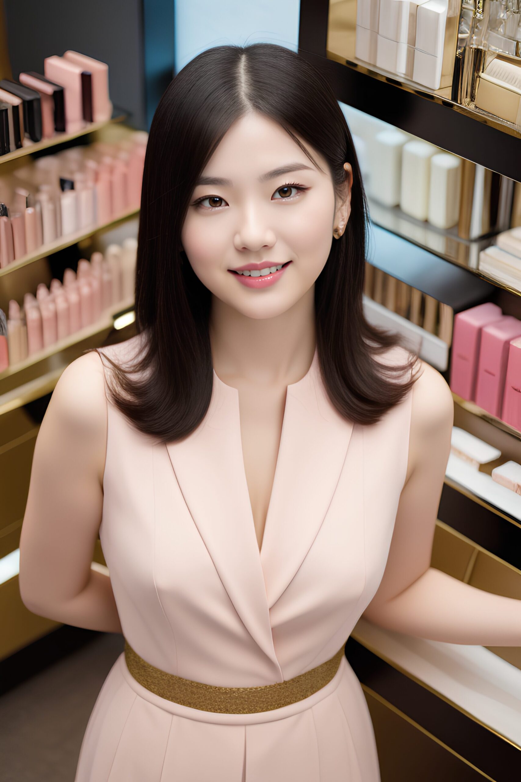 化粧品売り場の上品なオンナの笑顔 part2 おっぱい 店員 3