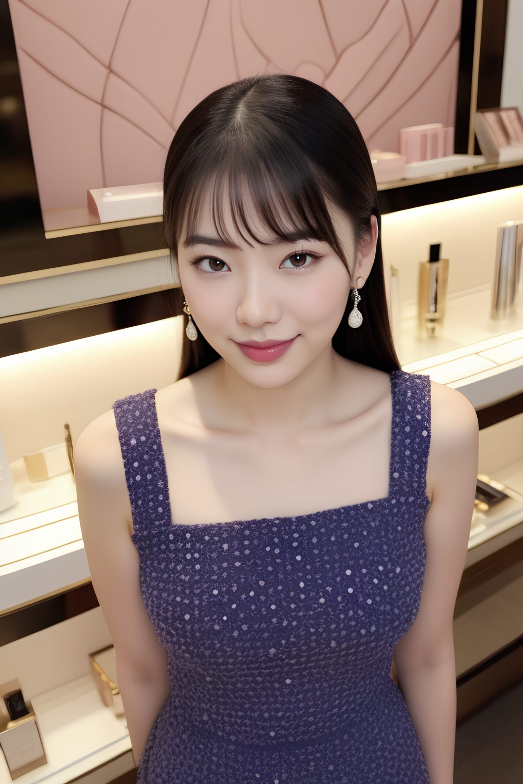 化粧品売り場の上品なオンナの笑顔 part3 おっぱい 店員 1
