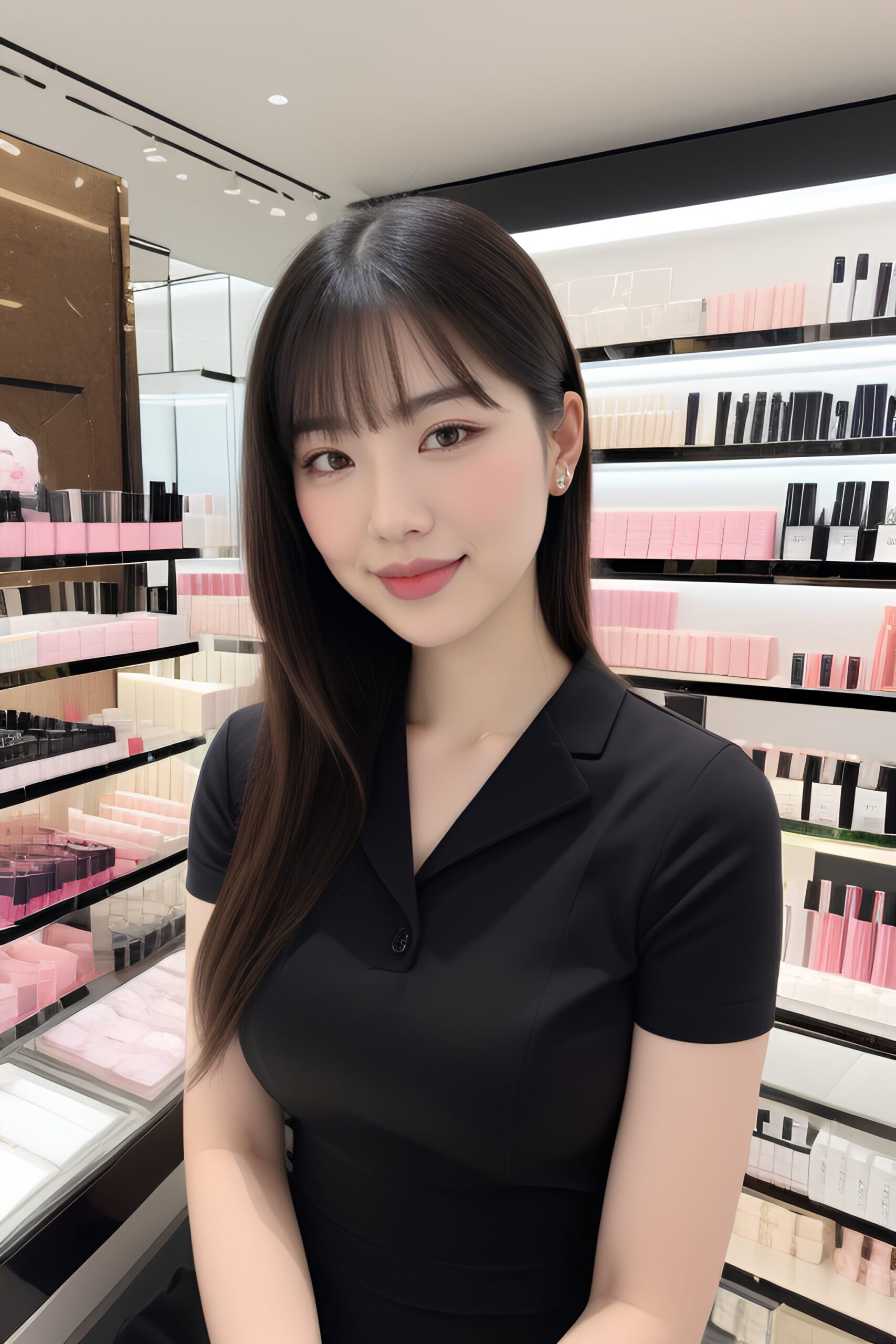 化粧品売り場の上品なオンナの笑顔 part3 おっぱい 店員 2