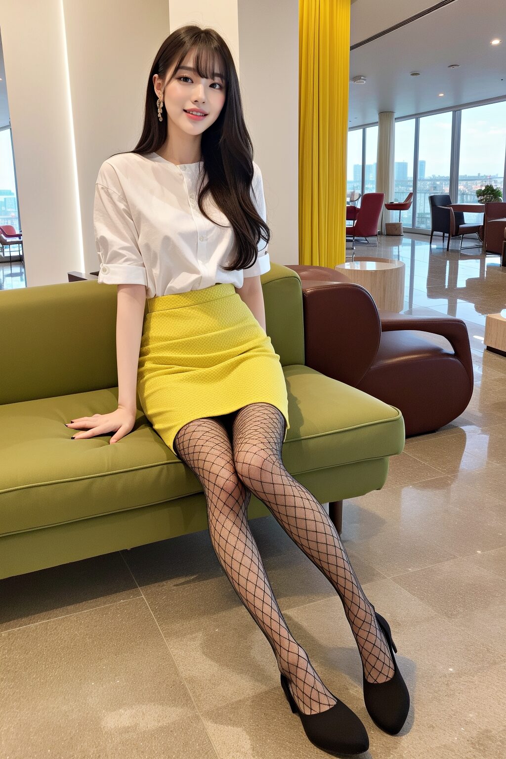 理性崩壊 ━ 親友の彼女の網タイツ ━ part5 パンプス ミニスカート 6