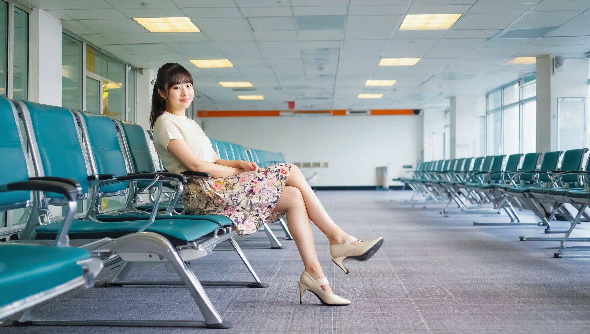 待合室にいた美女 part3 オシャレ ハイヒール 2
