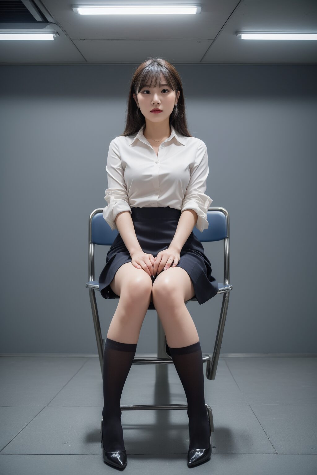 面接会場の控室にいたミニスカエリート女 part1 ミニスカート 面接 4