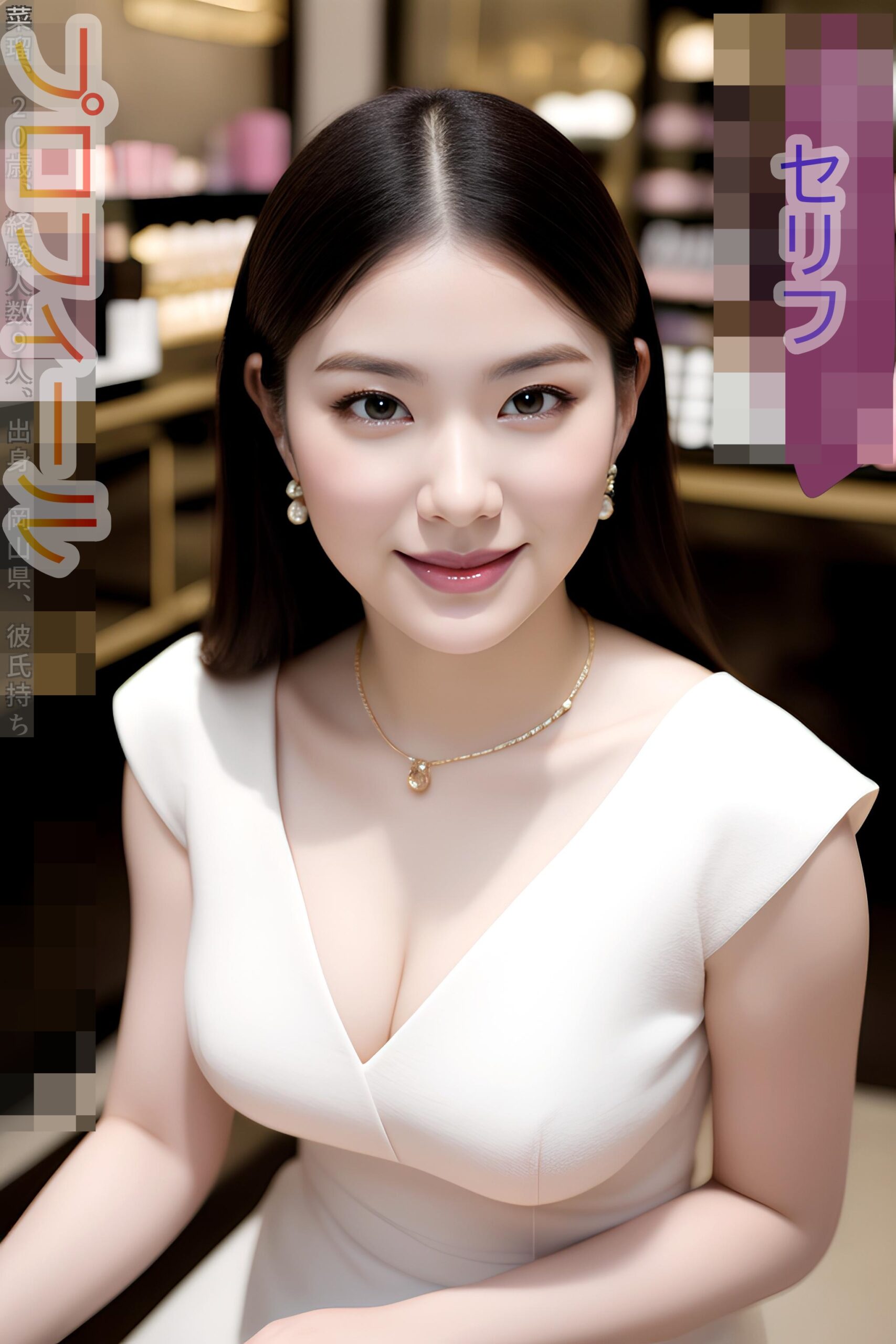 【特別公開】中年オヤジがハマった極上美容部員の谷間接客 part5 おっぱい 巨乳 5