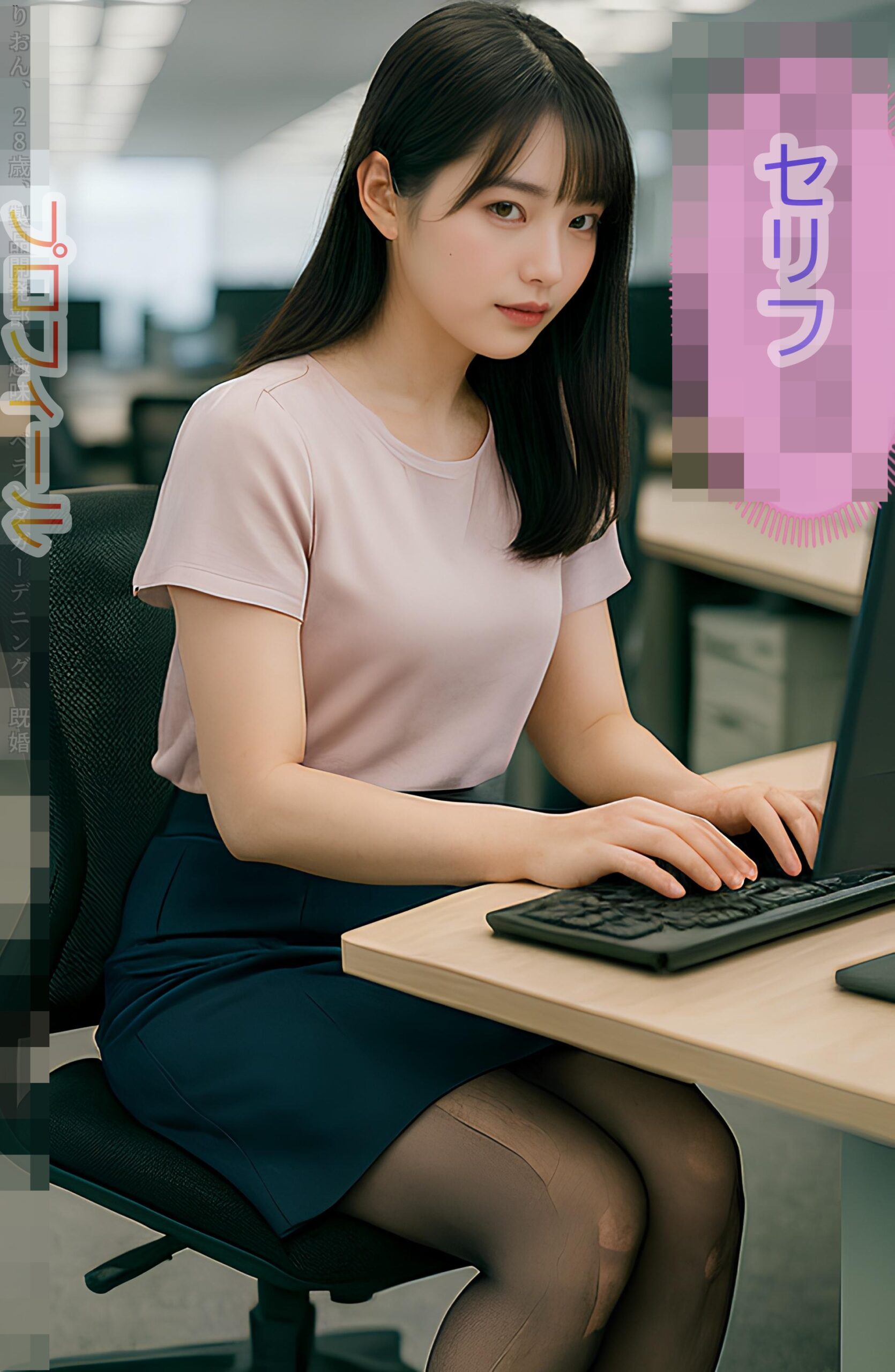 【特別公開】黒ストＯＬ伝線コレクション part3 OL オフィス 6