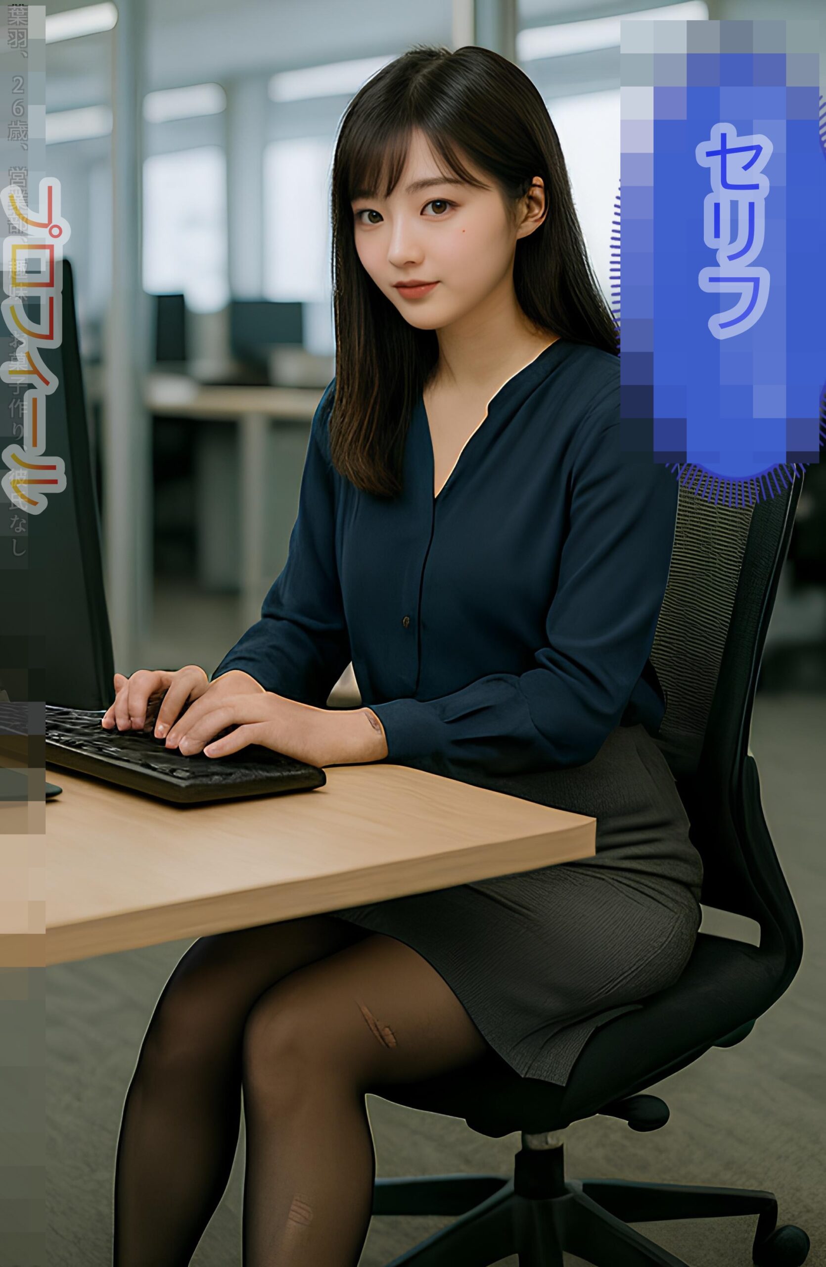 【特別公開】黒ストＯＬ伝線コレクション part3 OL オフィス 2