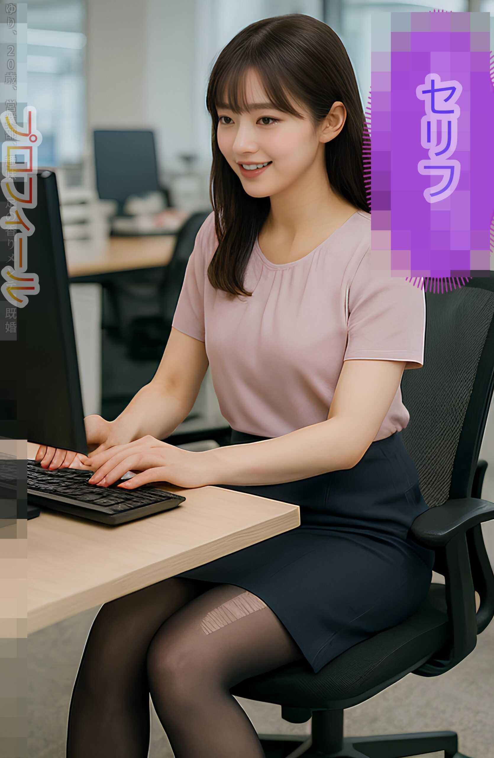 【特別公開】黒ストＯＬ伝線コレクション part3 OL オフィス 3