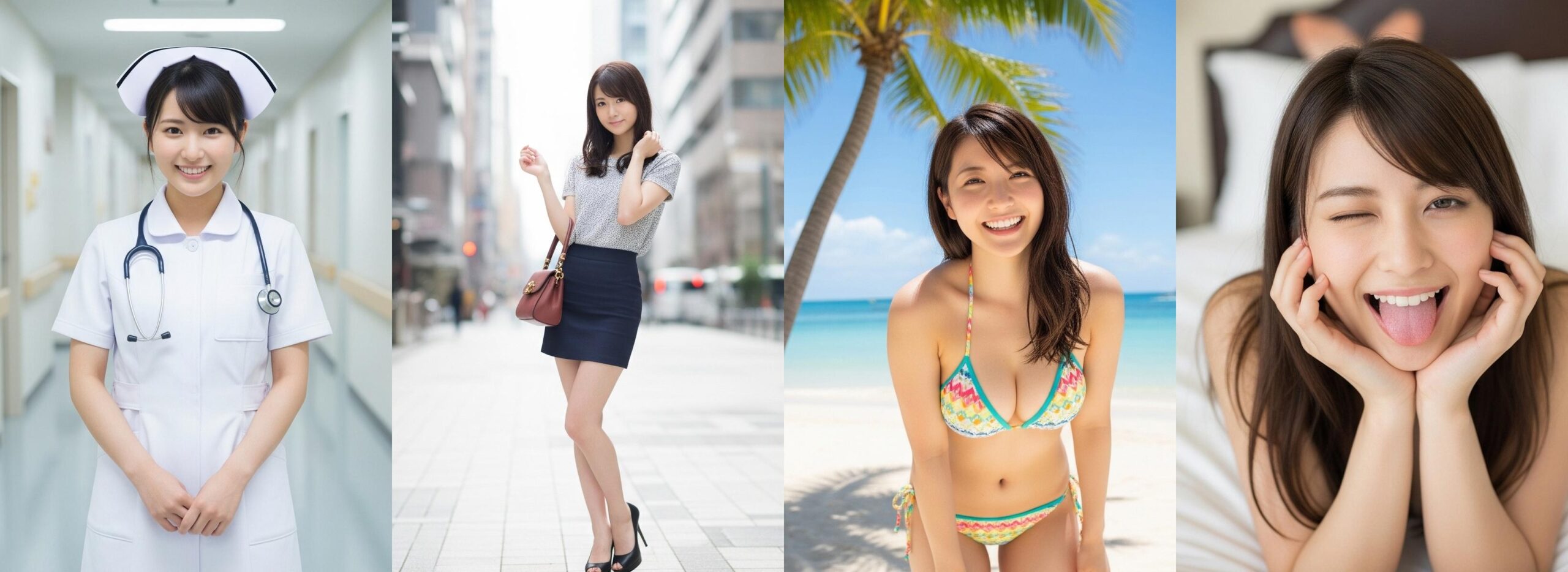 【特別公開】ナースの私服＆ビキニ＆舌出し part1 ナース ビキニ 6