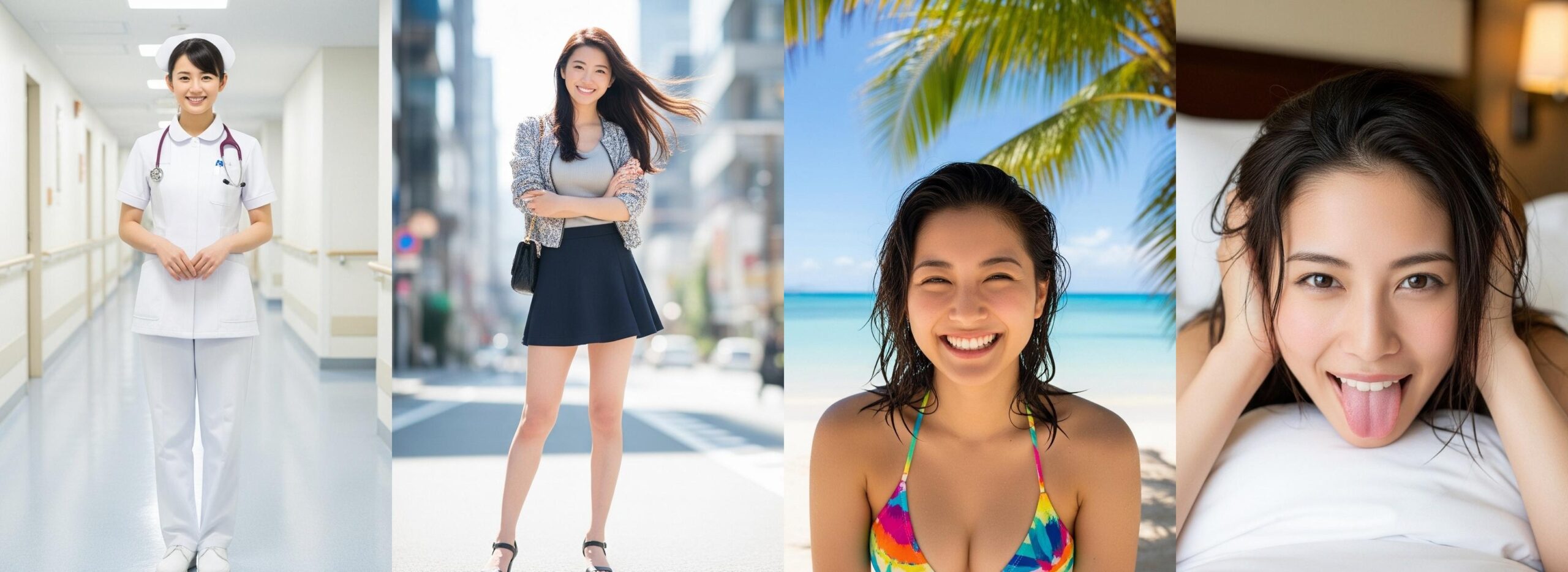 【特別公開】ナースの私服＆ビキニ＆舌出し part1 ナース ビキニ 2