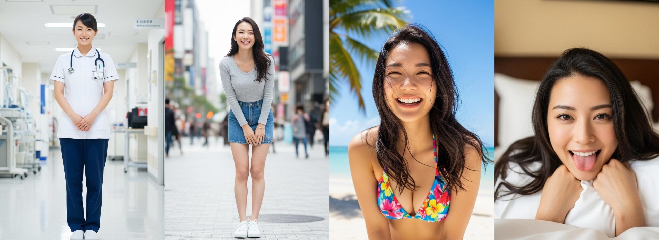 【特別公開】ナースの私服＆ビキニ＆舌出し part2 ナース ビキニ 2