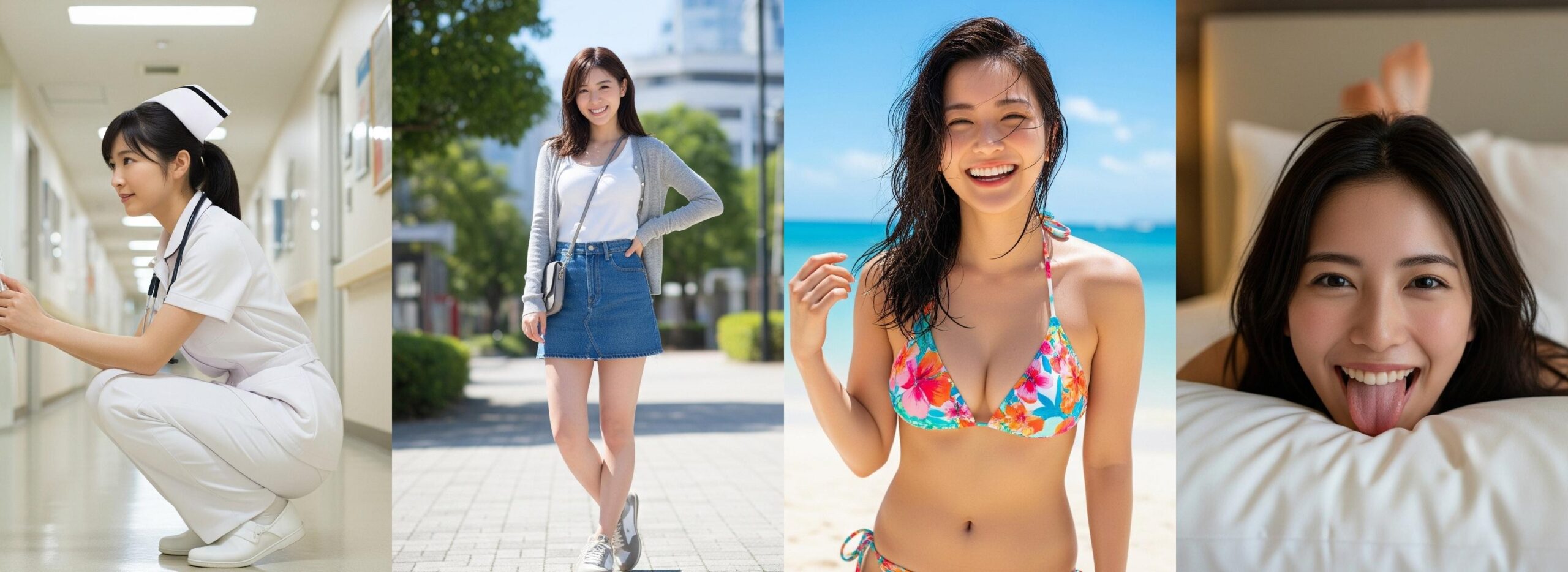 【特別公開】ナースの私服&ビキニ&舌出し part2 ナース ビキニ 6