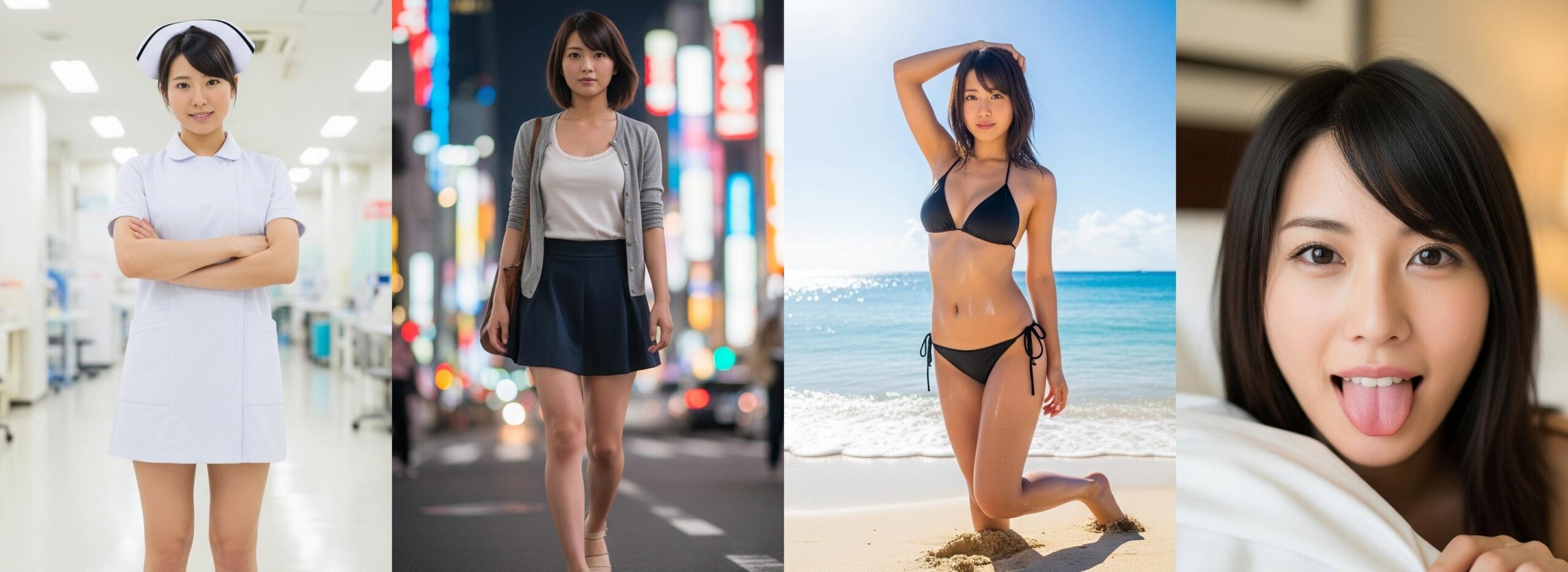 【特別公開】ナースの私服＆ビキニ＆舌出し part3 ナース ビキニ 2