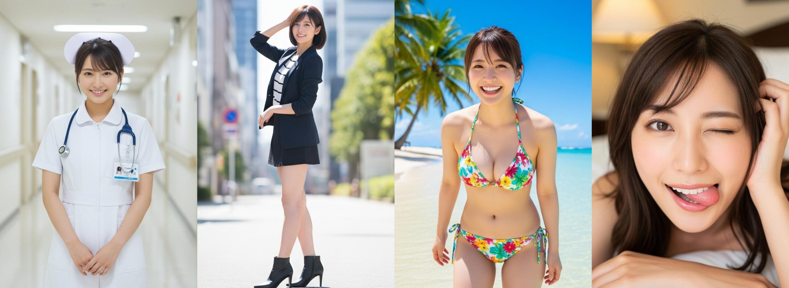 【特別公開】ナースの私服＆ビキニ＆舌出し part3 ナース ビキニ 6