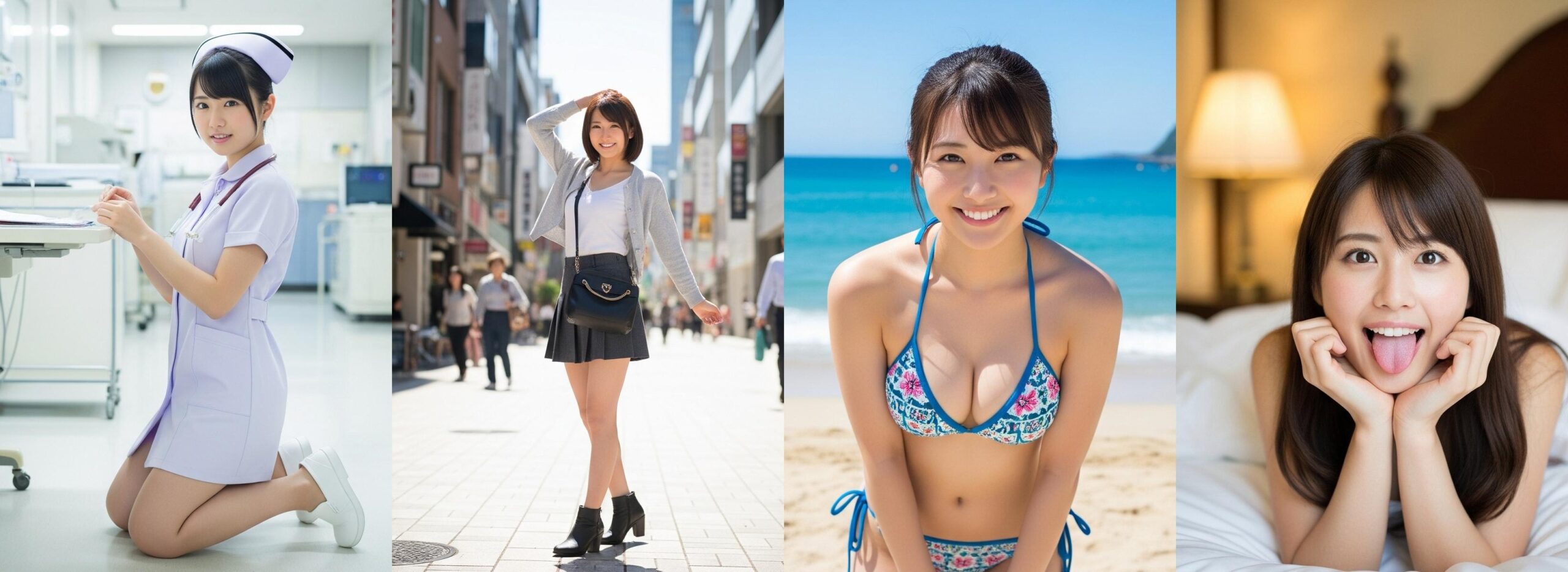【特別公開】ナースの私服＆ビキニ＆舌出し part3 ナース ビキニ 6