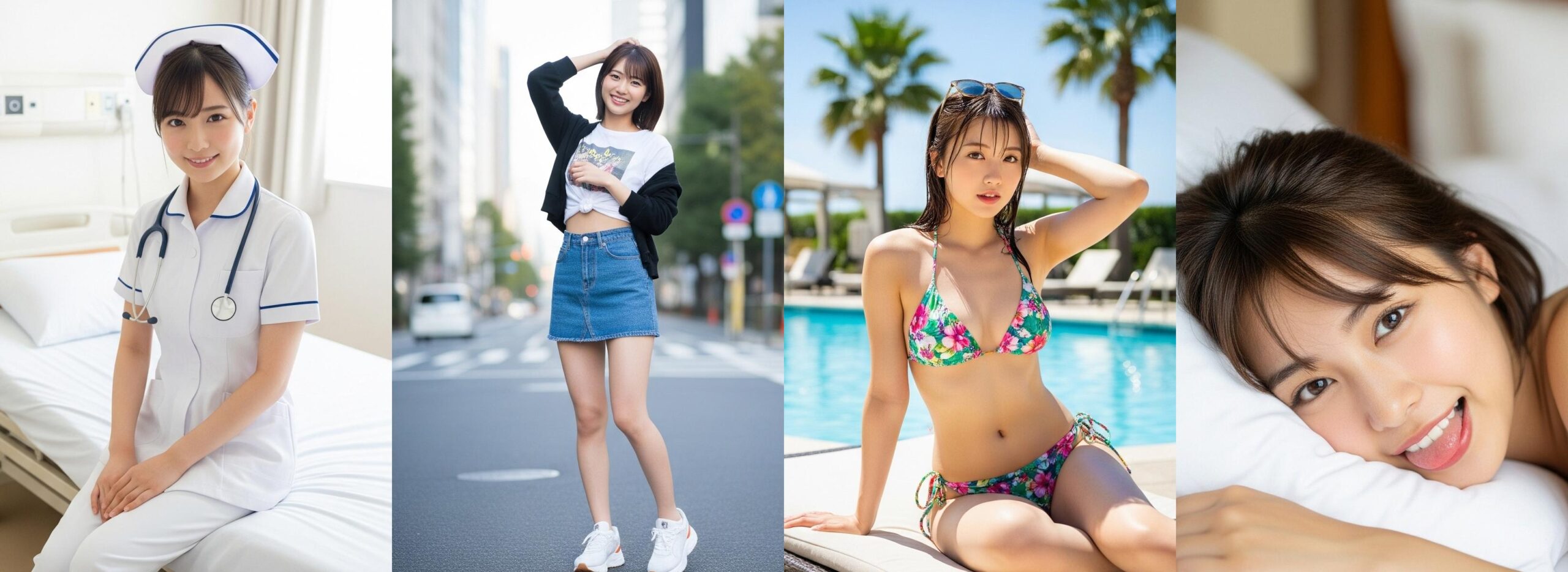 【特別公開】ナースの私服＆ビキニ＆舌出し part4 ナース ビキニ 3