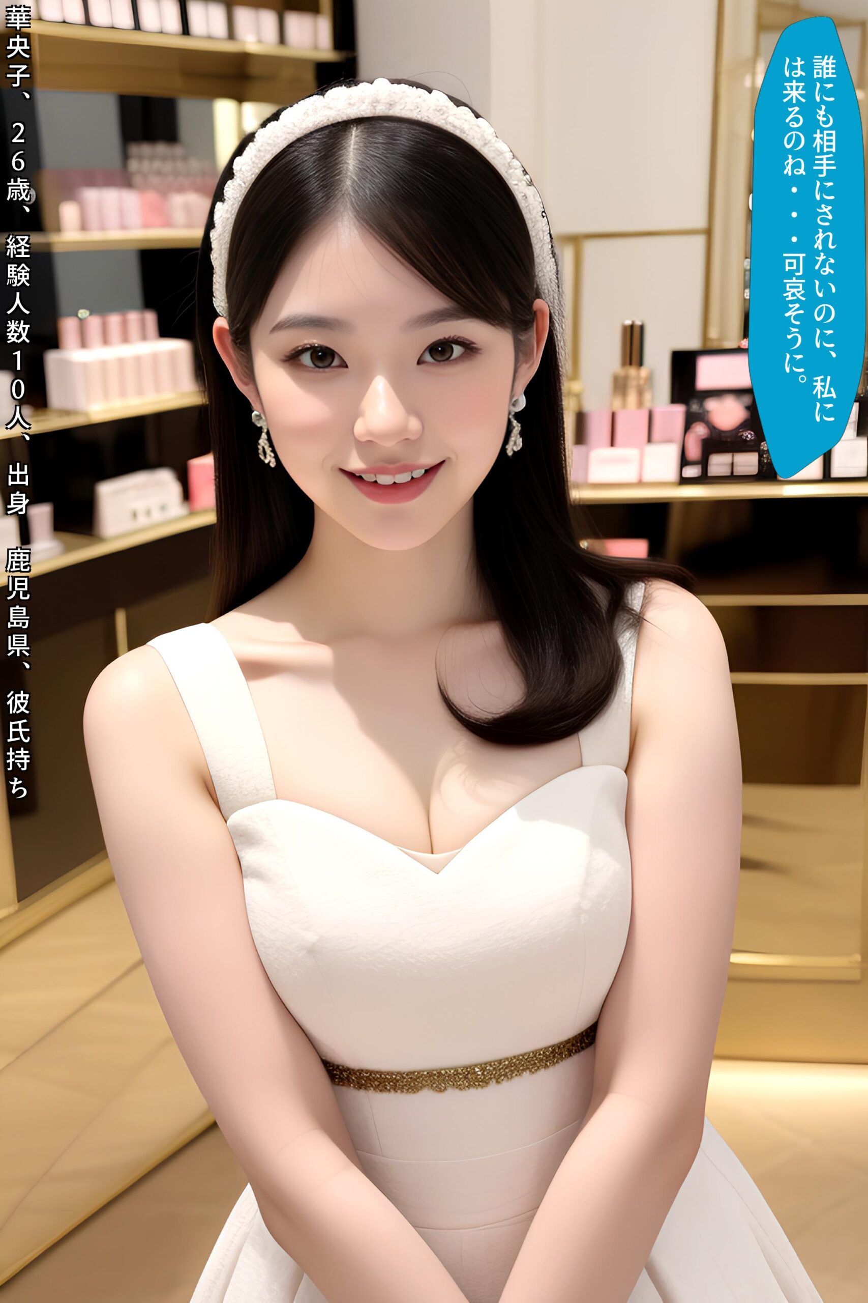 【特別公開】中年オヤジがハマった極上美容部員の谷間接客 part2 おっぱい 巨乳 4