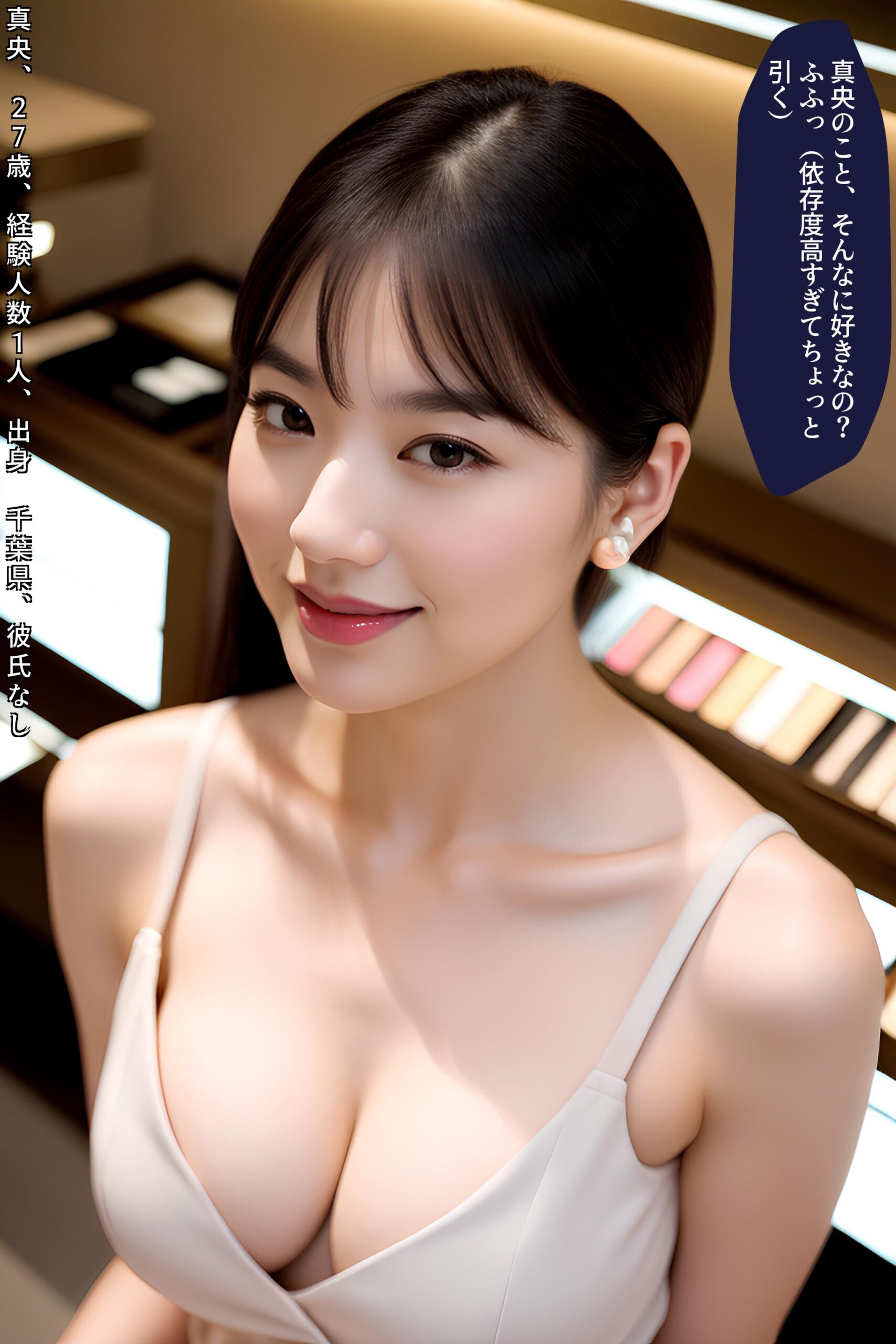 【特別公開】中年オヤジがハマった極上美容部員の谷間接客 part3 おっぱい 巨乳 4