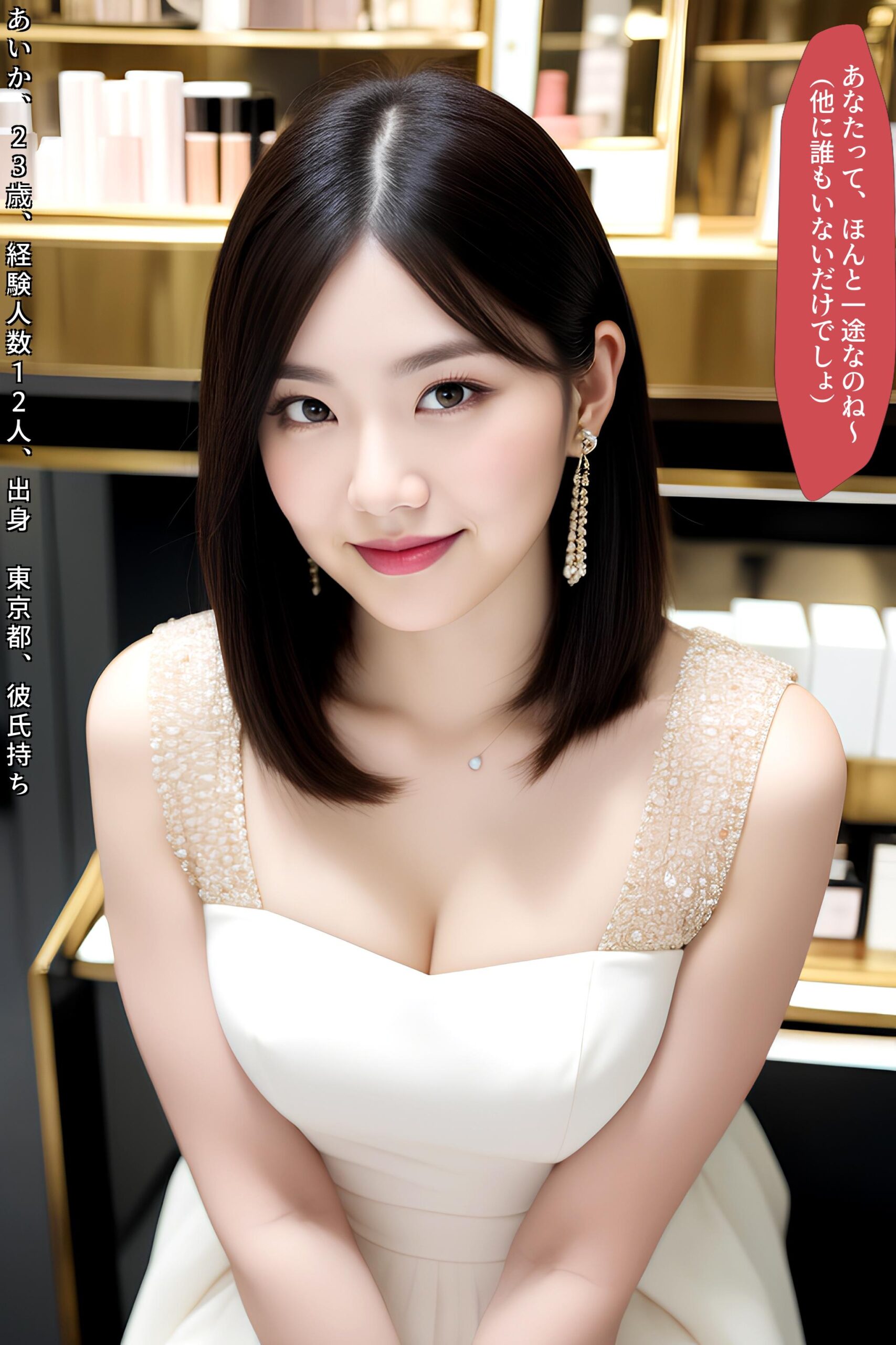 【特別公開】中年オヤジがハマった極上美容部員の谷間接客 part5 おっぱい 巨乳 2