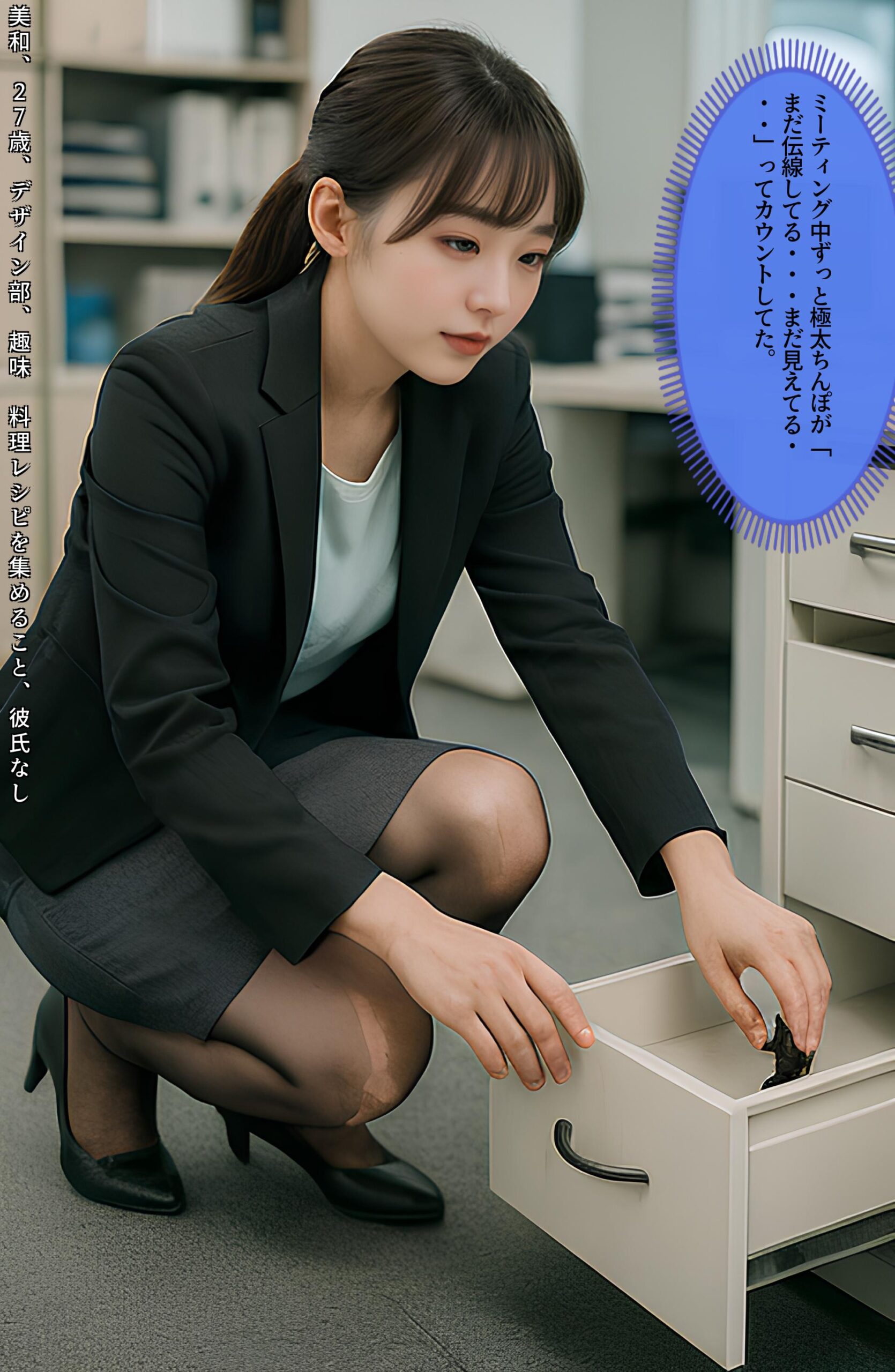 【特別公開】黒ストＯＬ伝線コレクション part1 OL オフィス 2