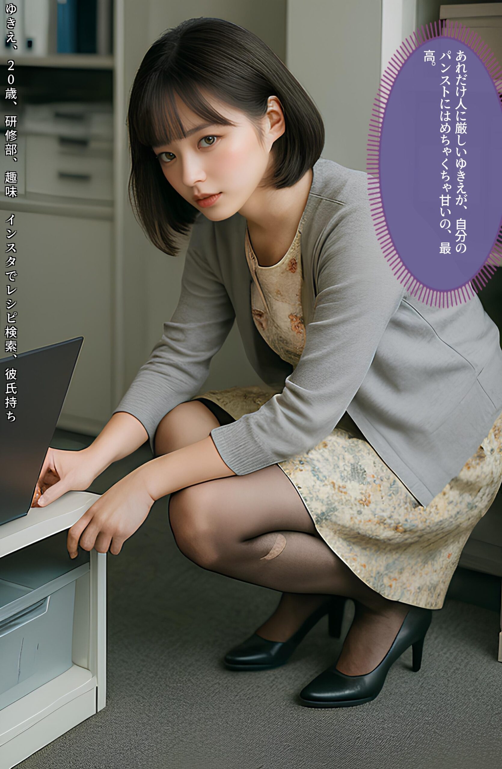 【特別公開】黒ストＯＬ伝線コレクション part2 OL オフィス 1