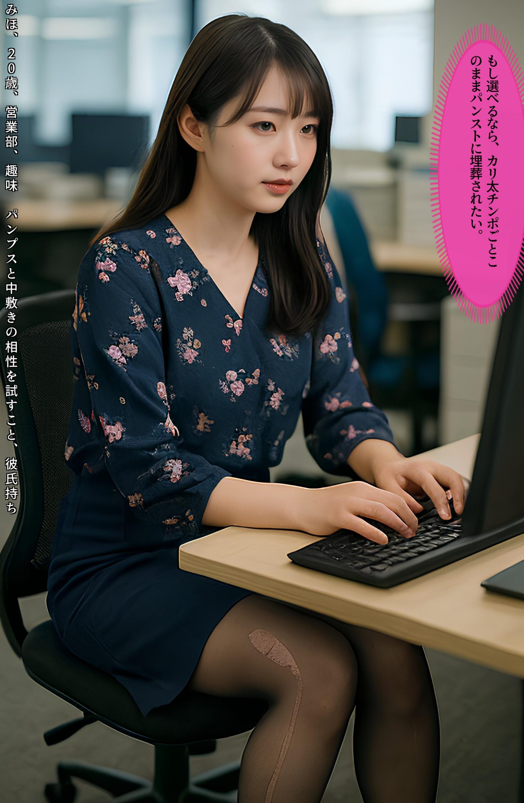 【特別公開】黒ストＯＬ伝線コレクション part2 OL オフィス 2