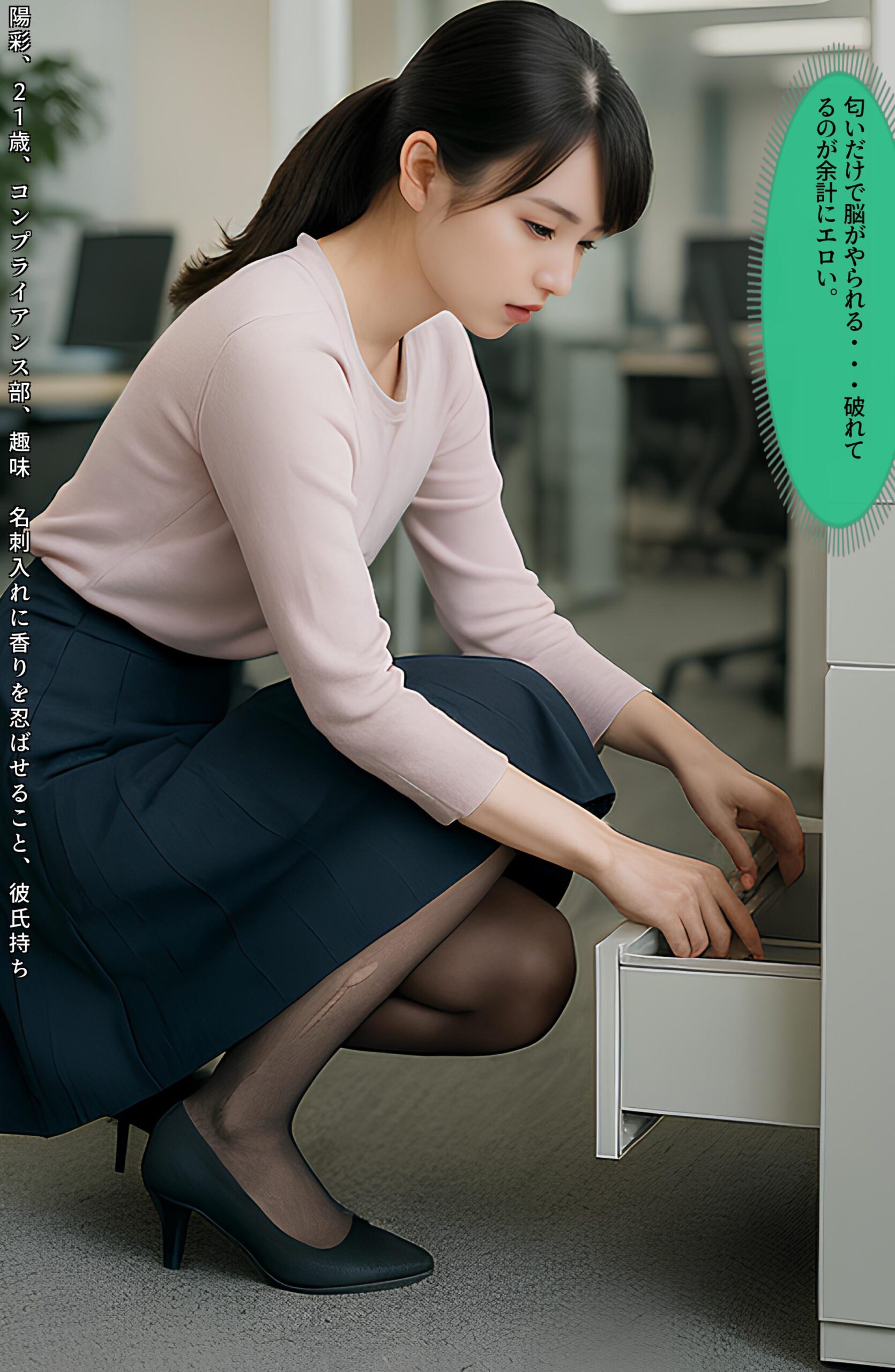 【特別公開】黒ストＯＬ伝線コレクション part3 OL オフィス 4