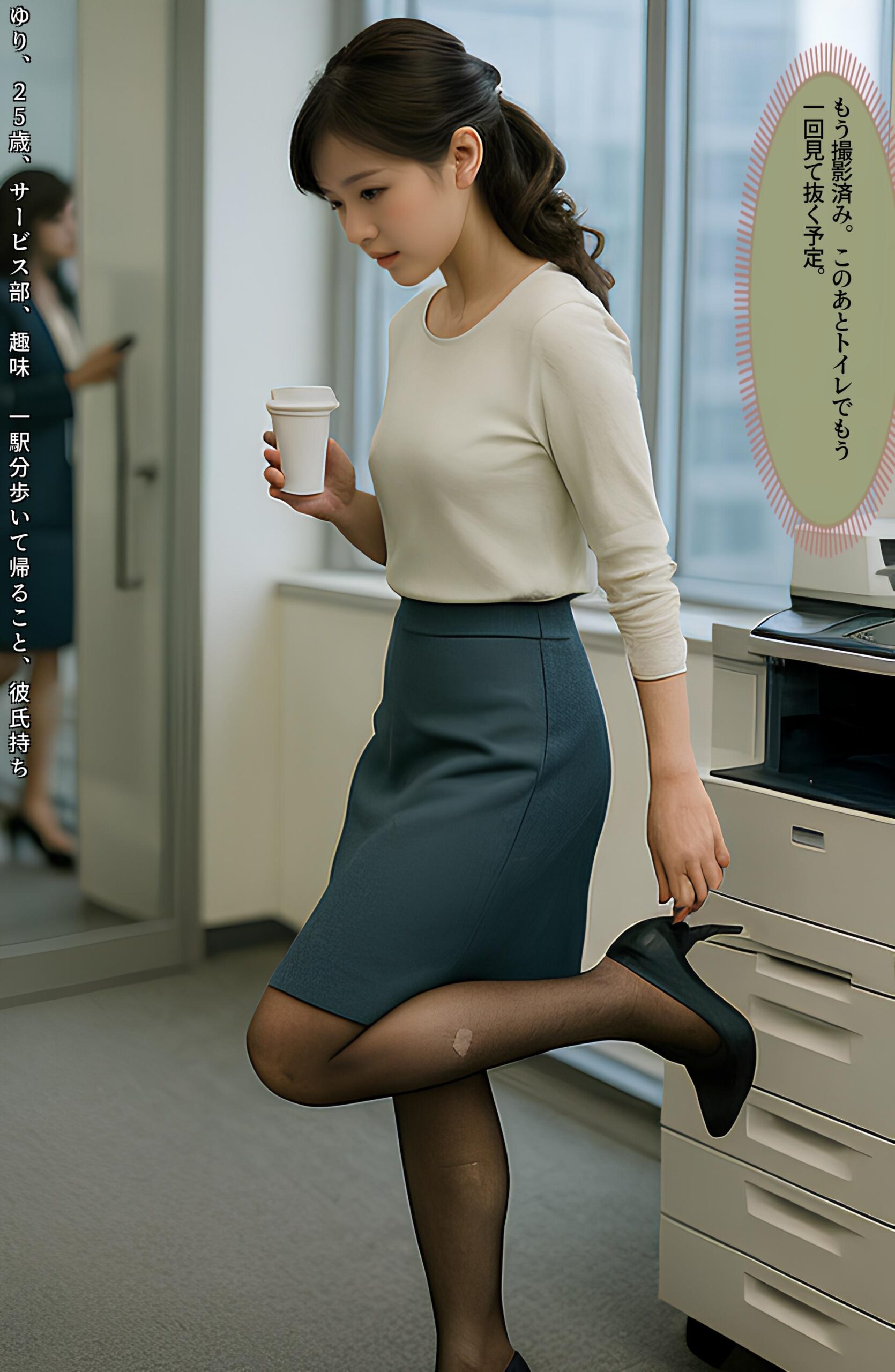 【特別公開】黒ストＯＬ伝線コレクション part3 OL オフィス 5