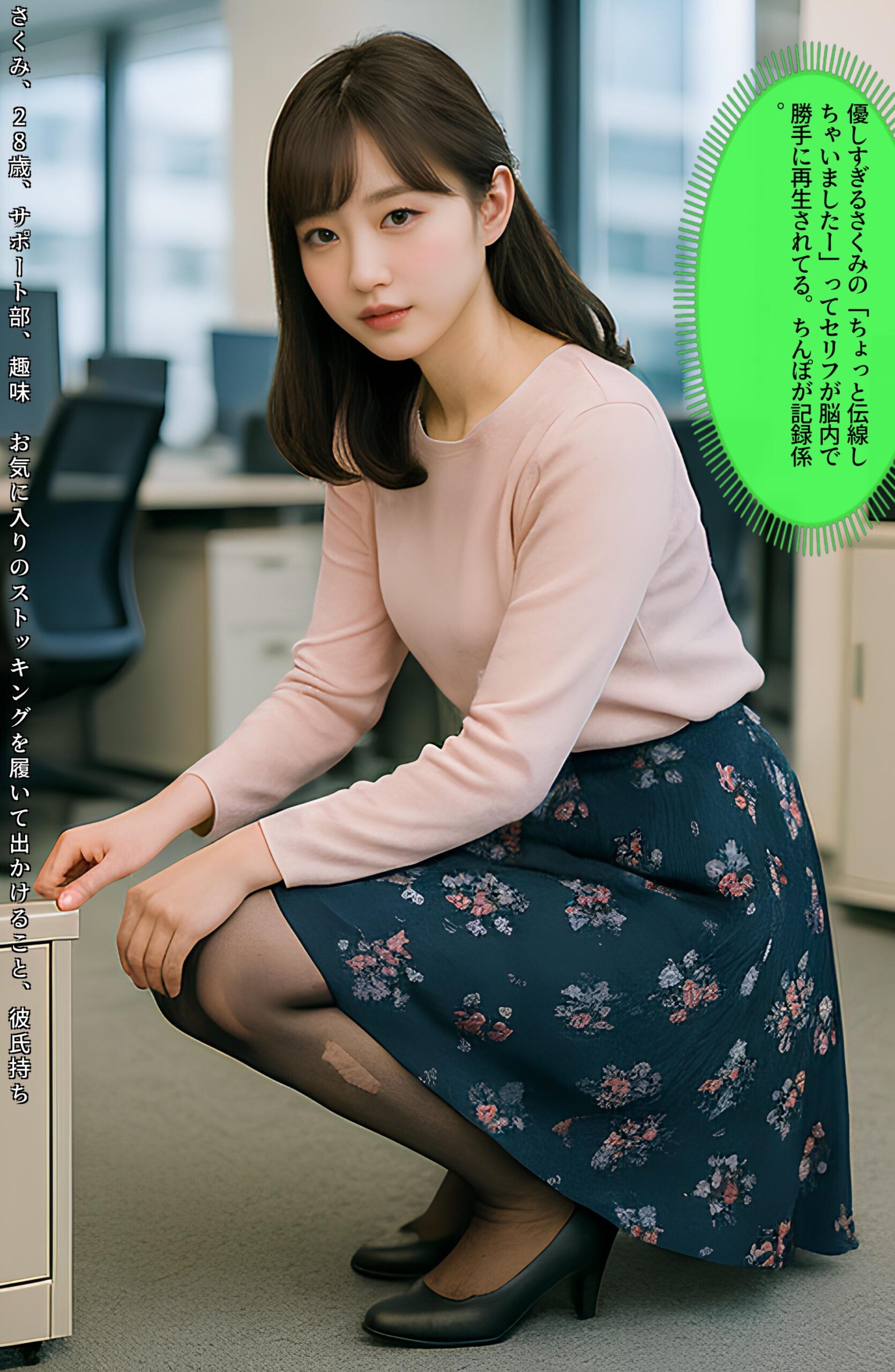 【特別公開】黒ストＯＬ伝線コレクション part3 OL オフィス 1