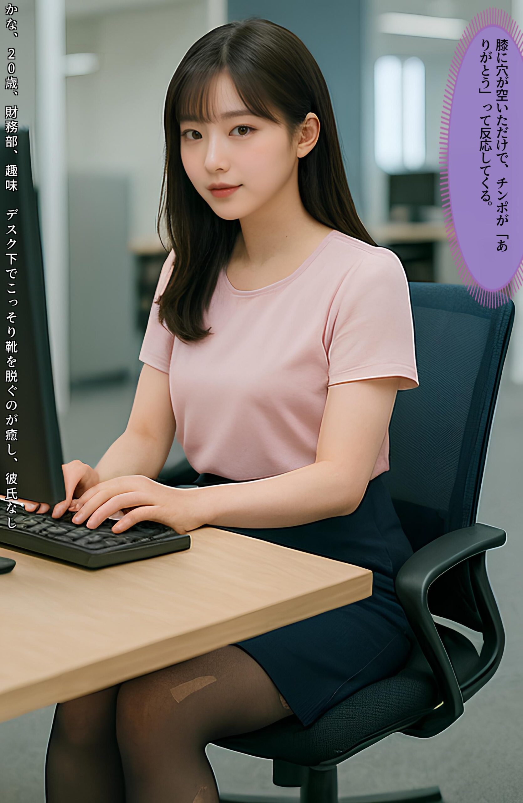 【特別公開】黒ストＯＬ伝線コレクション part4 OL オフィス 5