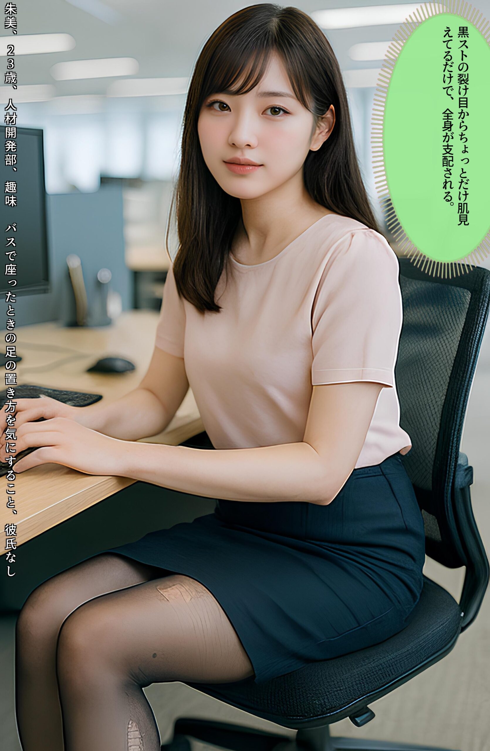 【特別公開】黒ストＯＬ伝線コレクション part4 OL オフィス 4