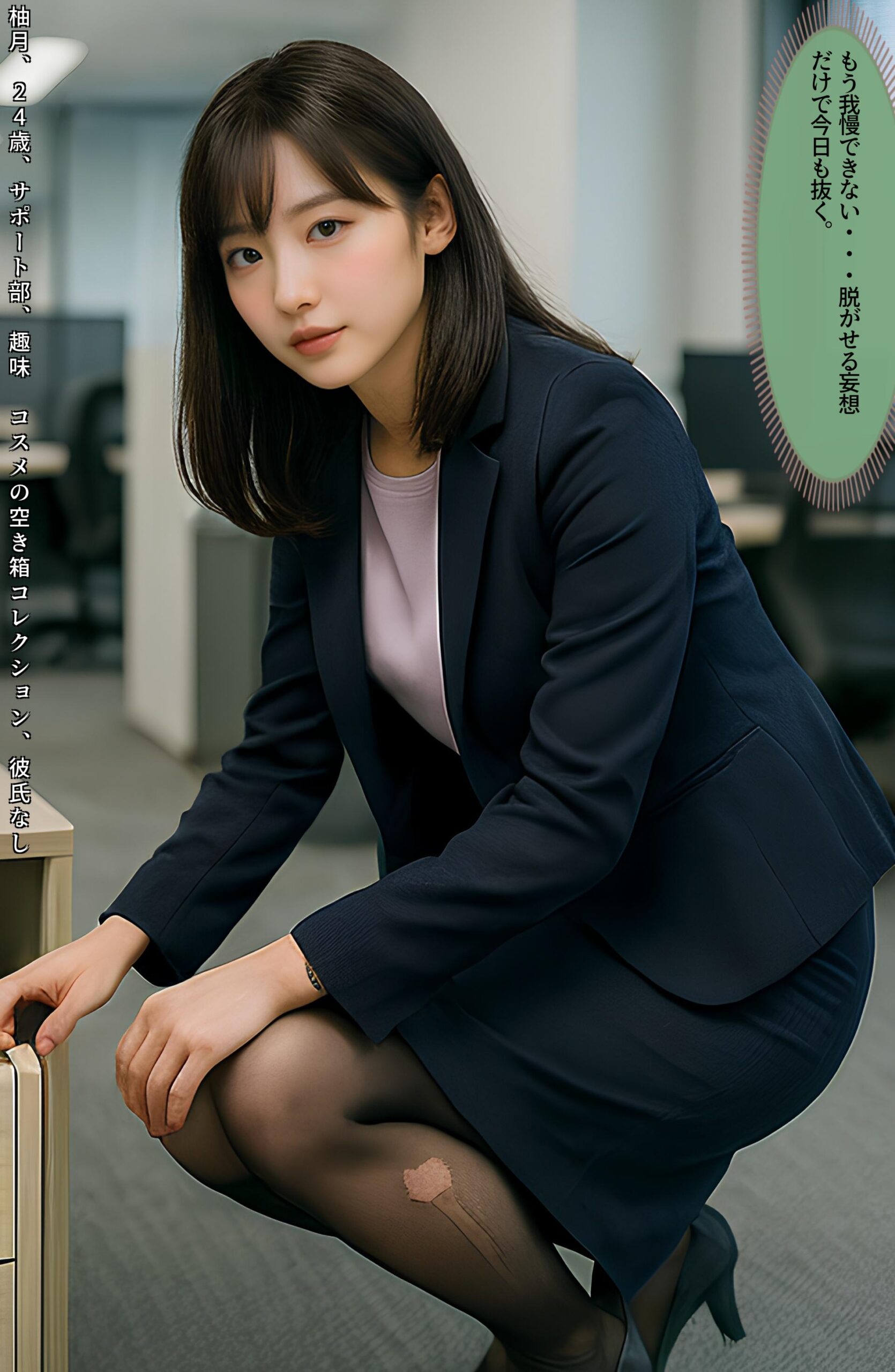【特別公開】黒ストＯＬ伝線コレクション part4 OL オフィス 3