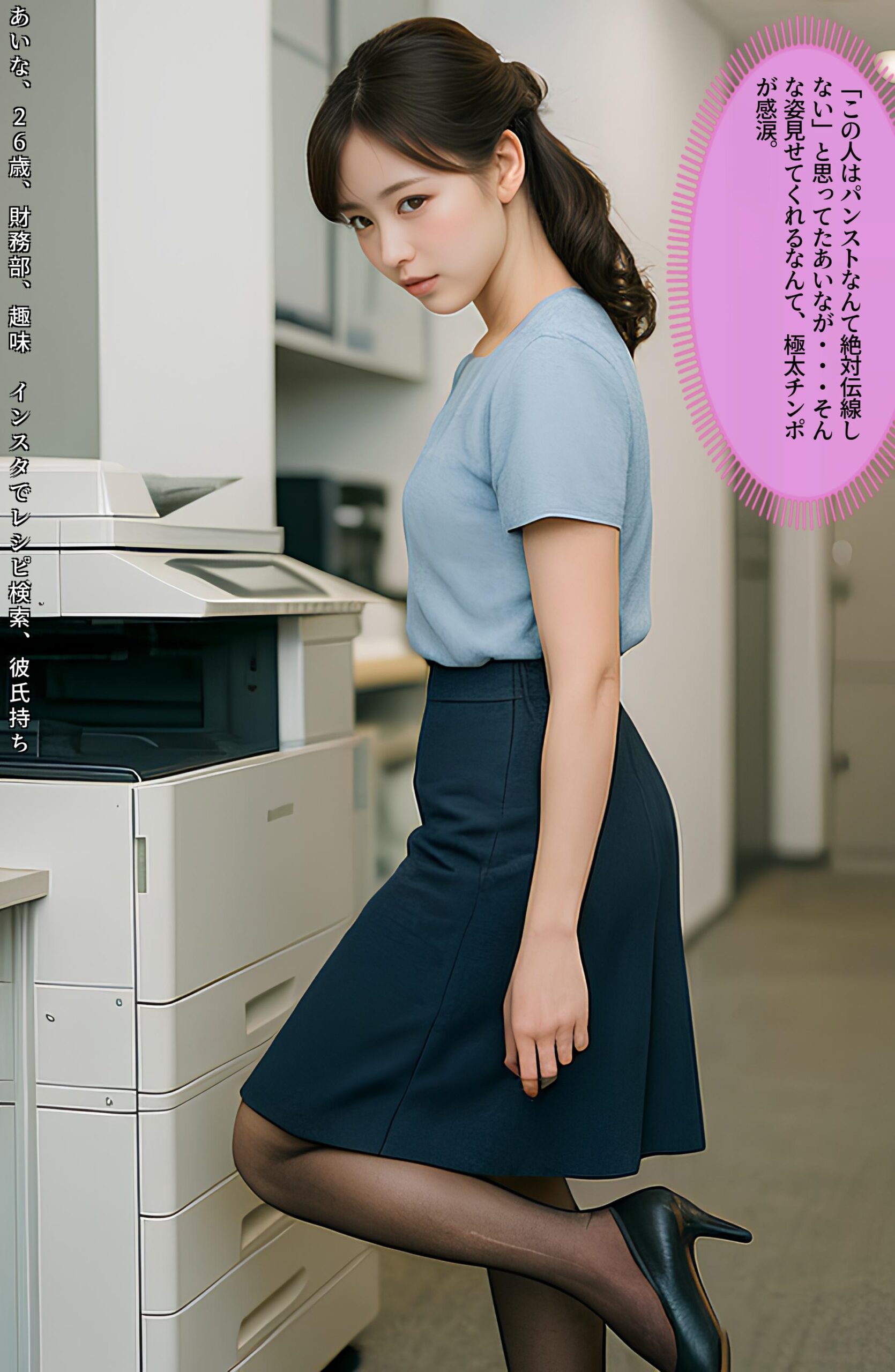 【特別公開】黒ストＯＬ伝線コレクション part4 OL オフィス 1