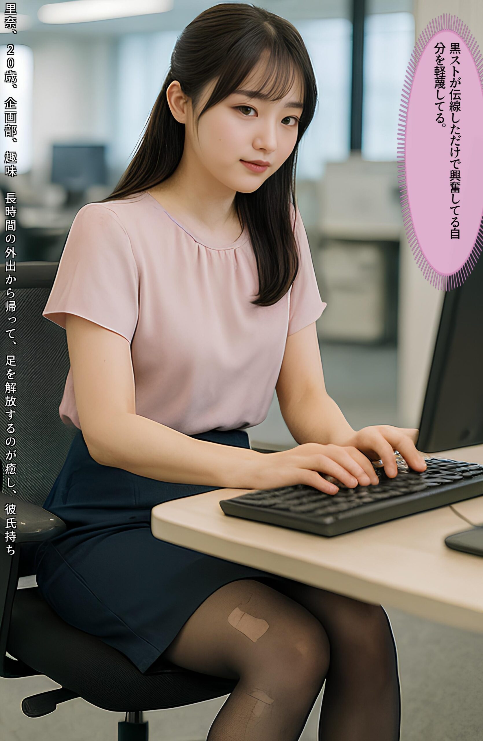 【特別公開】黒ストＯＬ伝線コレクション part4 OL オフィス 6
