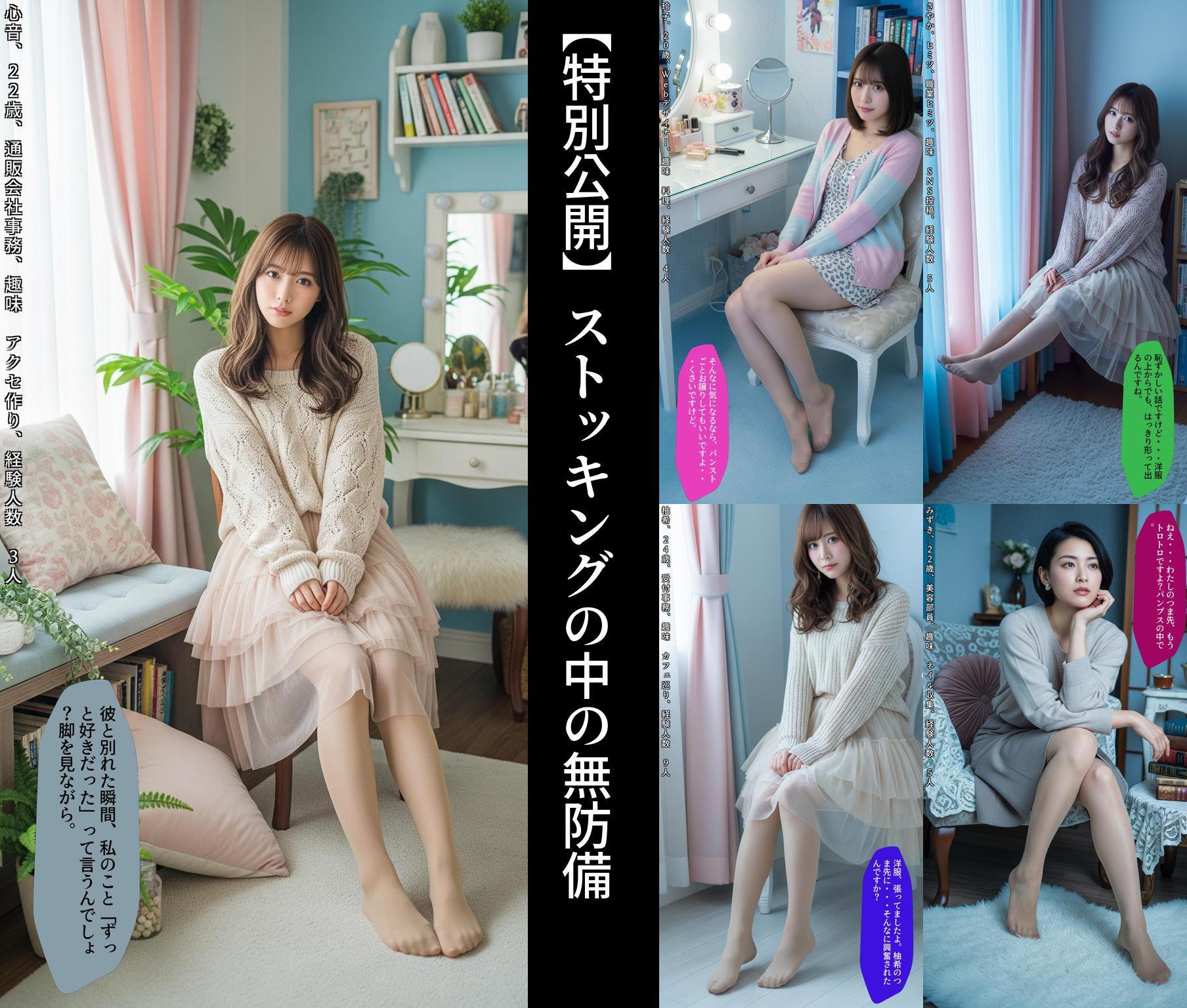 【特別公開】ストッキングの中の無防備 part3