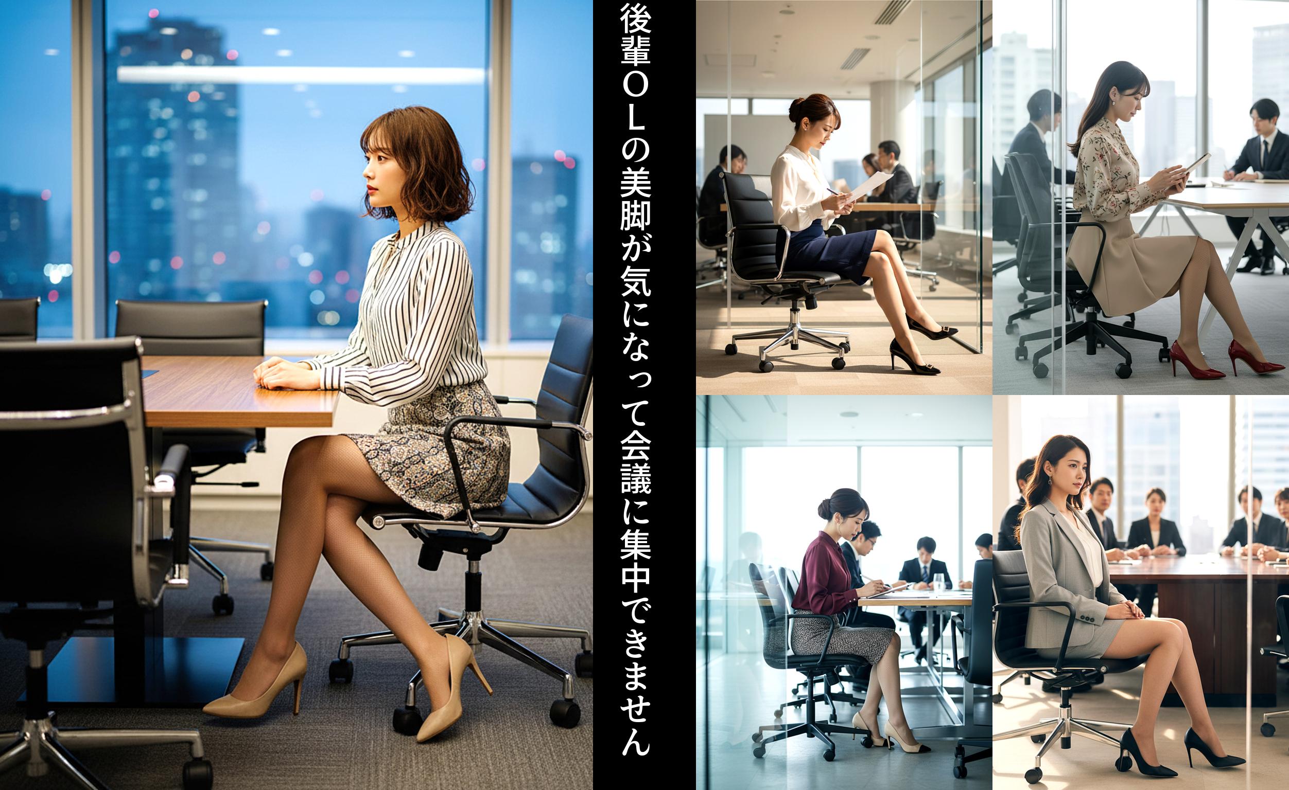 後輩ＯＬの美脚が気になって会議に集中できません part2