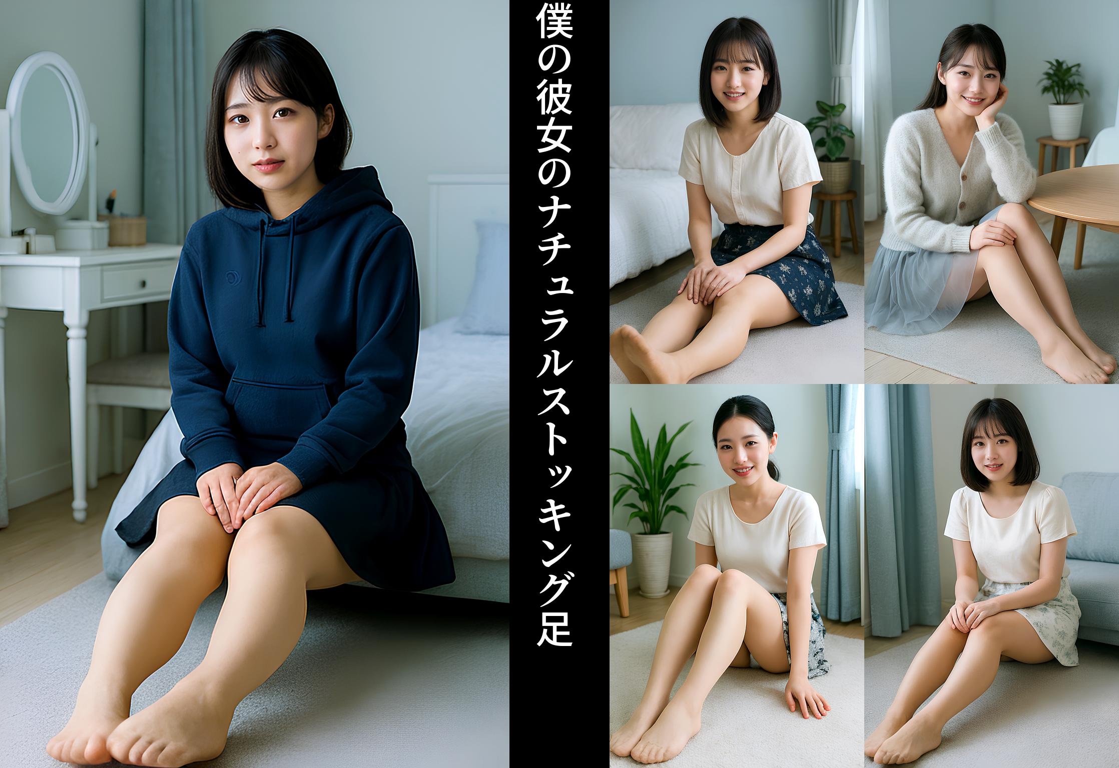 僕の彼女のナチュラルストッキング足 part2