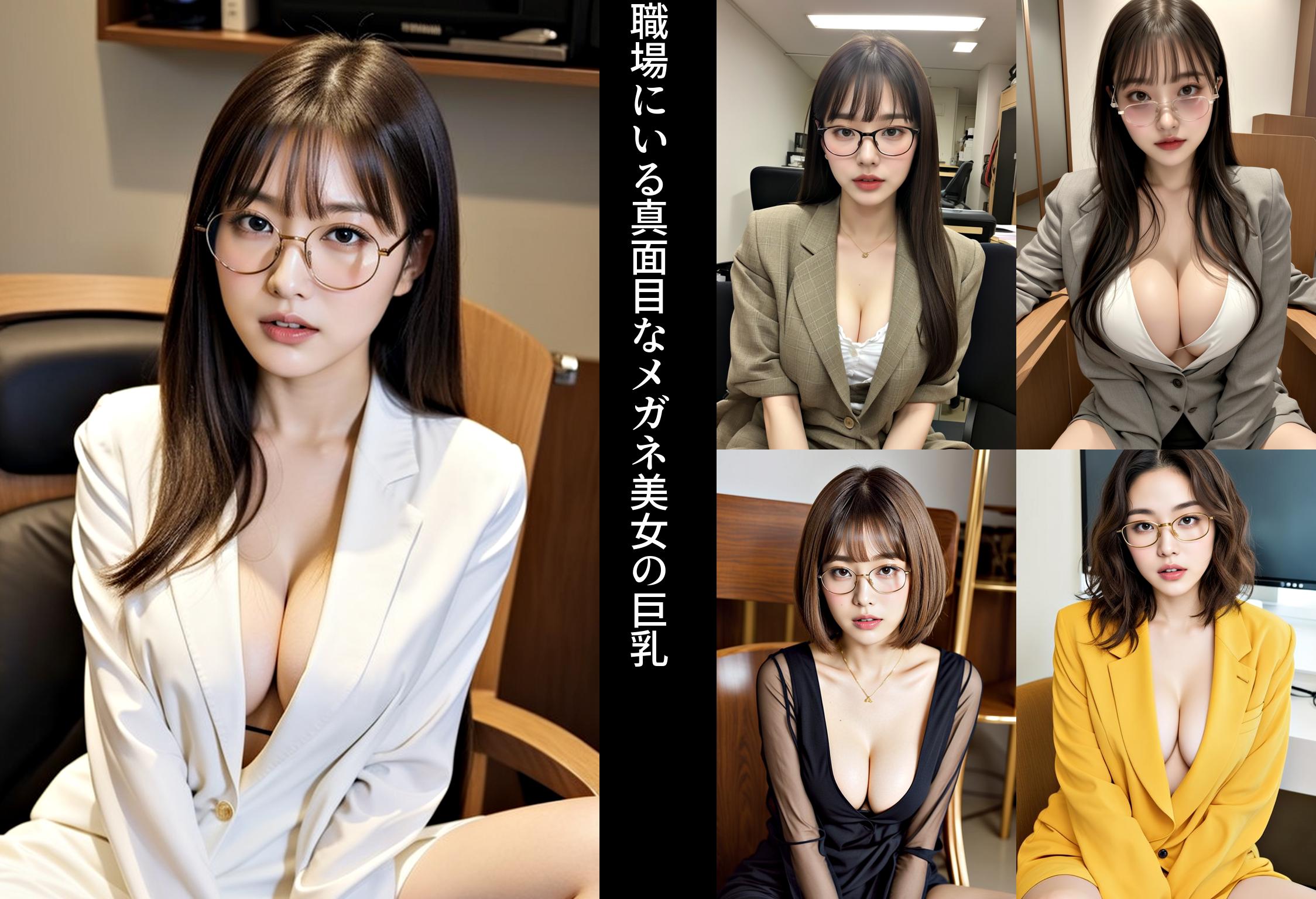 職場にいる真面目なメガネ美女の巨乳 part10