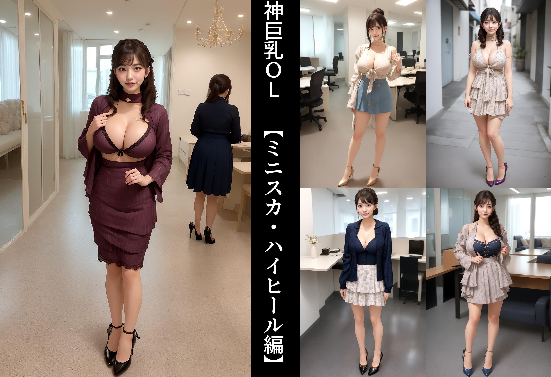 神巨乳ＯＬ 【ミニスカ・ハイヒール編】 part1