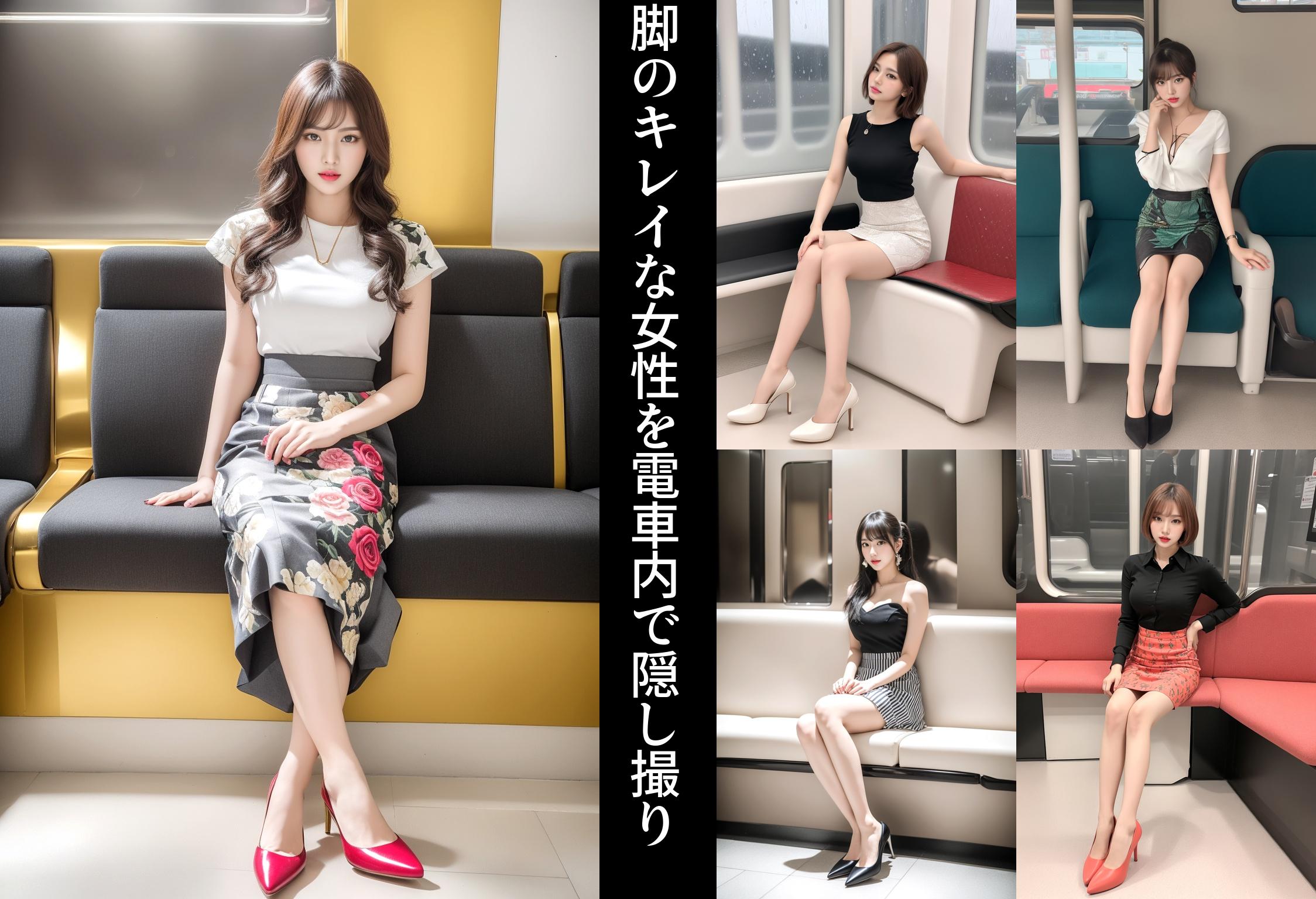 脚のキレイな女性を電車内で隠し撮り part2