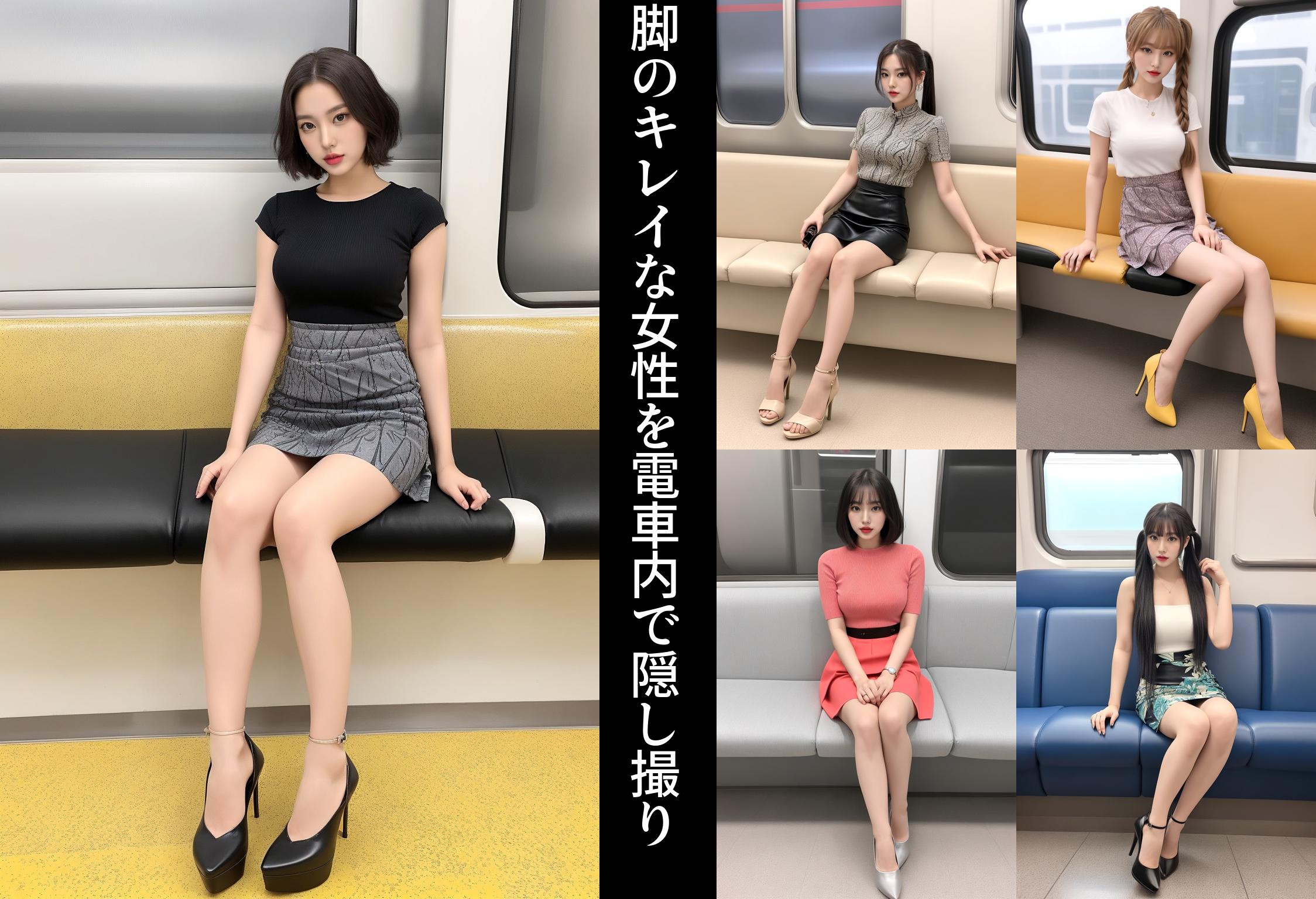 脚のキレイな女性を電車内で隠し撮り part4